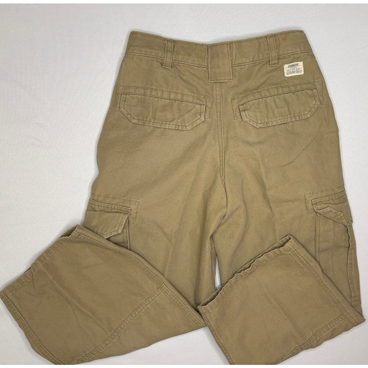 Oshkosh OSHKOSH Boy's Adjustable Waist Cargo Pants | Boy's Size 8 Size US 26 / EU 42 - 7 Thumbnail