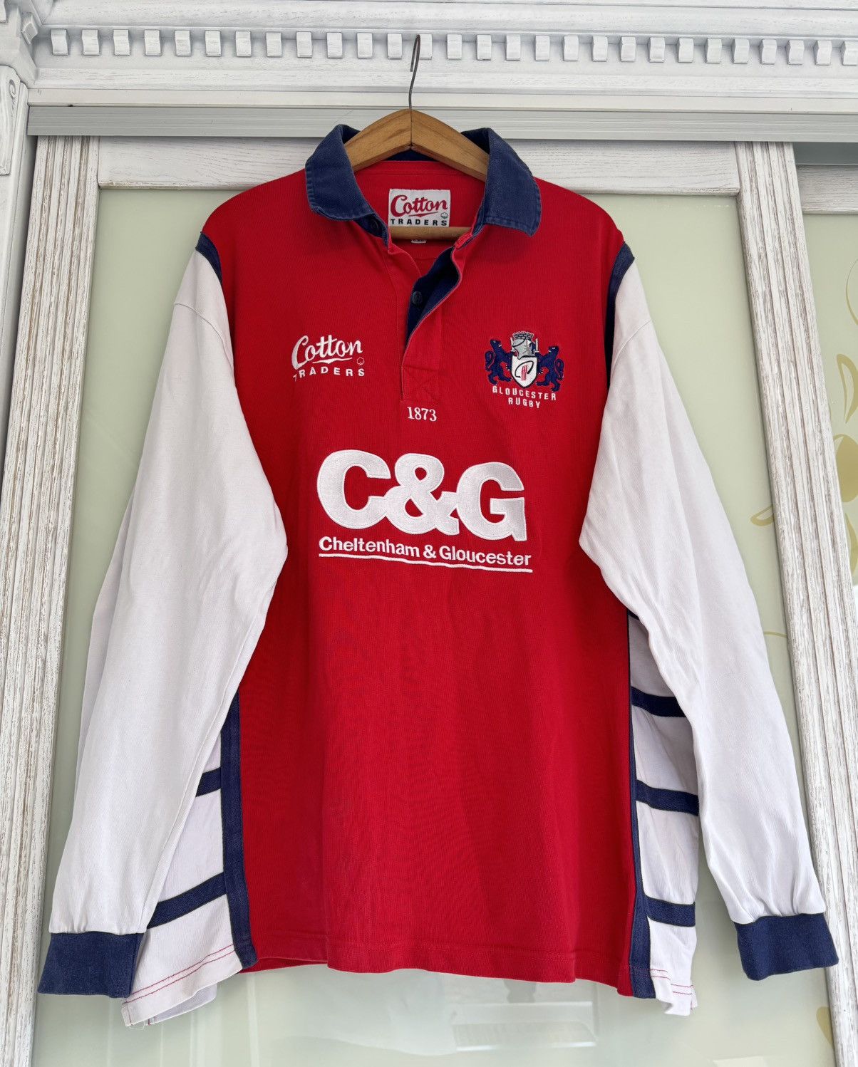 Cotton Traders Vintage Gloucester 2005 Home Rugby Jersey Kit Shirt Size US XXL / EU 58 / 5 - 5 Thumbnail