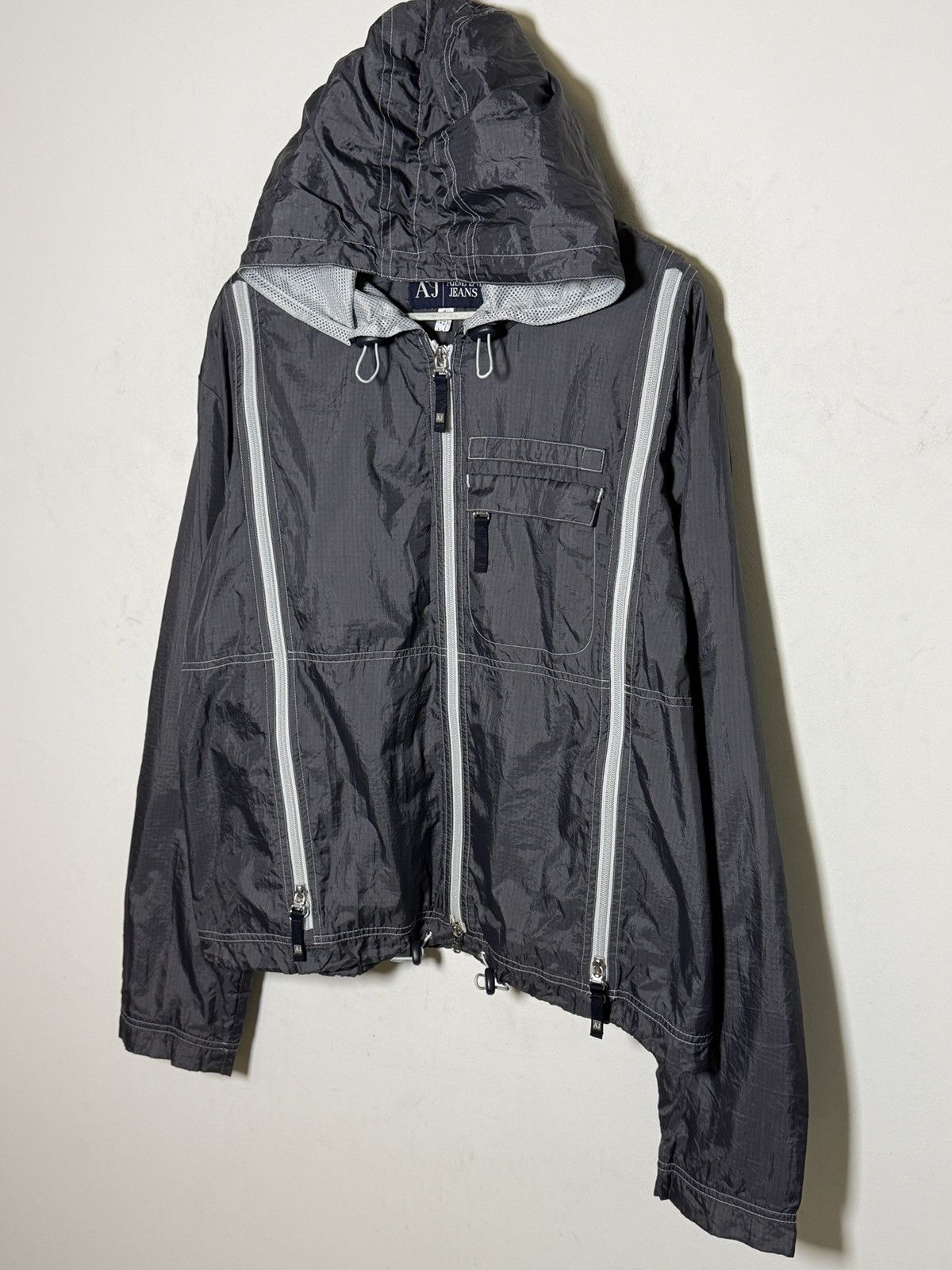 Giorgio Armani Armani shimmer nylon multipocket light jacket Size US L / EU 52-54 / 3 - 6 Thumbnail