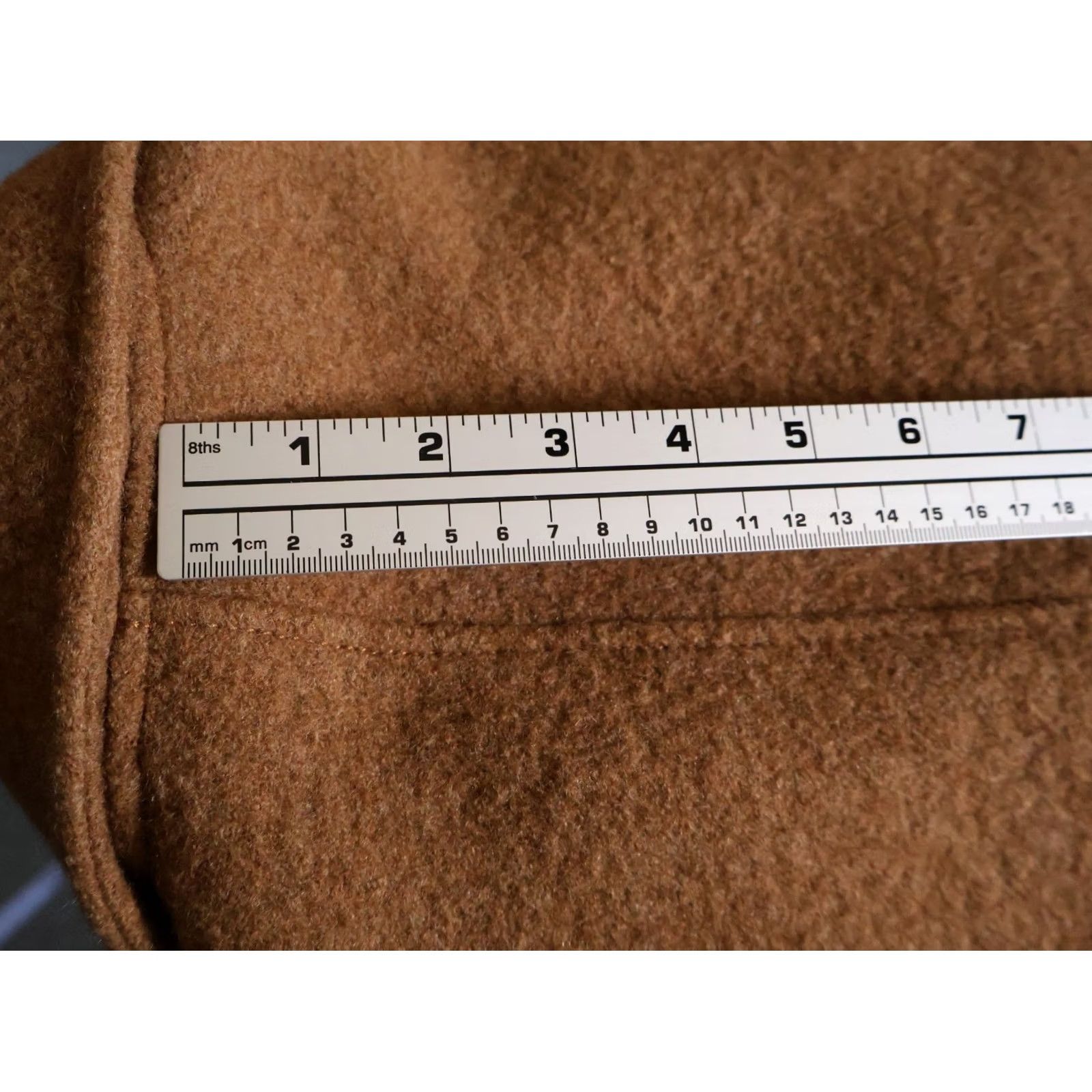 J.Crew J.CREW Daphne Coat Women's 10P Brown Boiled Wool Double Breasted Overcoat Size L / US 10 / IT 46 - 6 Thumbnail
