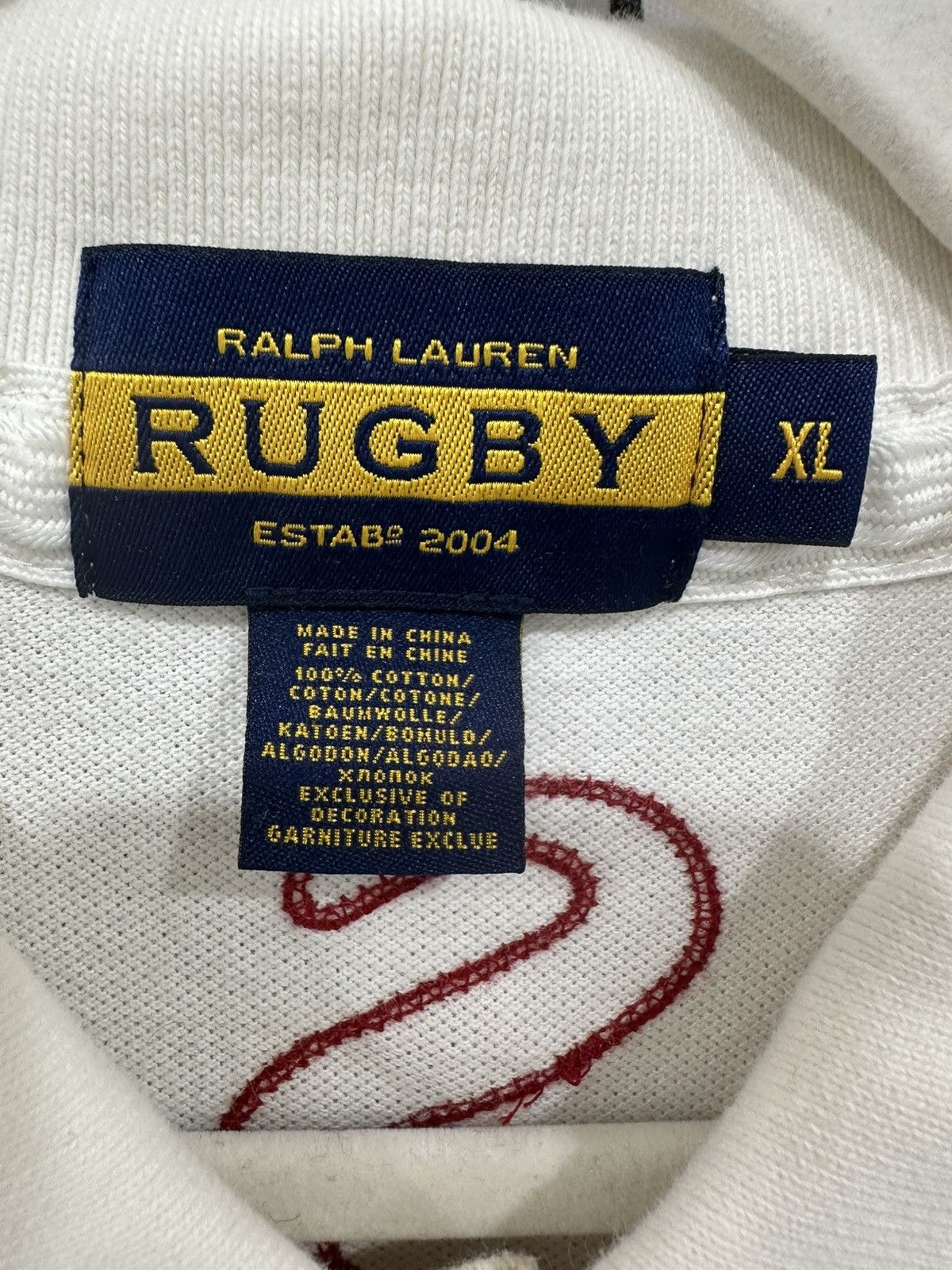 Rugby Ralph Lauren USA 2011 Big Kicker Polo White XL
