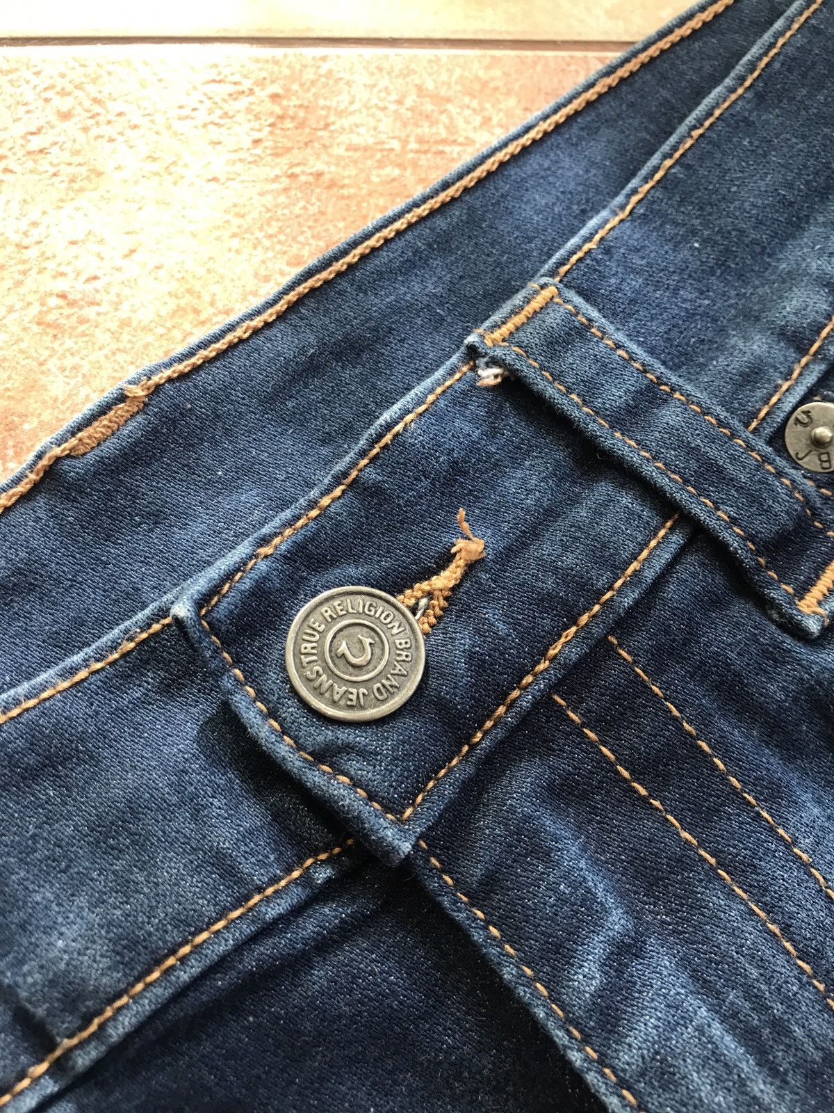 True Religion × Vintage Vintage True Religion Rocco No Flap SE Jeans Size US 34 / EU 50 - 8 Thumbnail