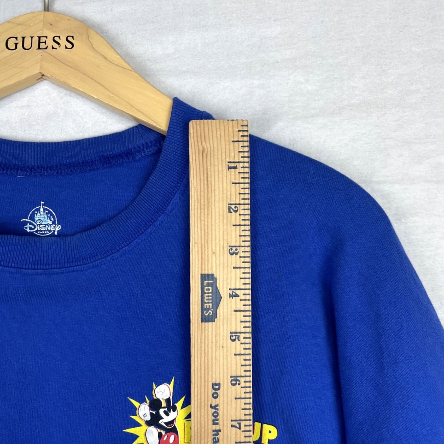Disney Disney Spirit Jersey Mens Large Blue Shirt Mickey Mouse Disneyland Resort Adult Size US L / EU 52-54 / 3 - 6 Thumbnail