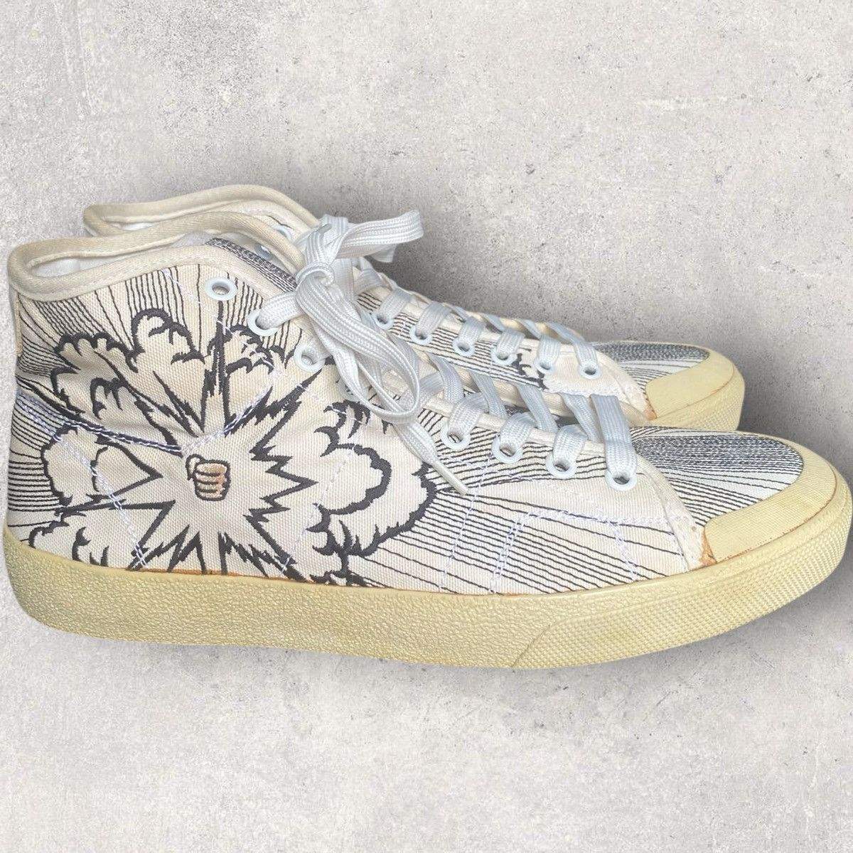 Saint Laurent Paris SS16 “Surf Sound” SL37 Court Pow By Hedi Slimane Size US 8 / EU 41 - 1 Thumbnail