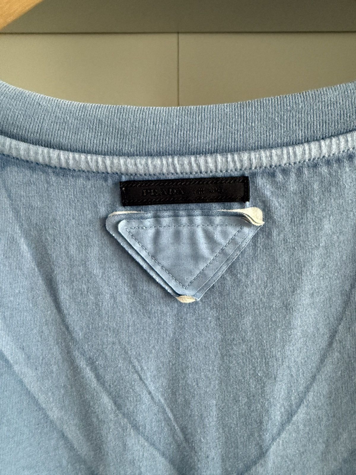 Prada Washed Prada tshirt Size US L / EU 52-54 / 3 - 4 Thumbnail