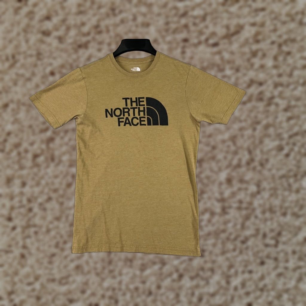 The North Face The North Face Shirt Men S Beige Short Sleeve Crew Neck Poly Rayon Size US S / EU 44-46 / 1 - 1 Thumbnail