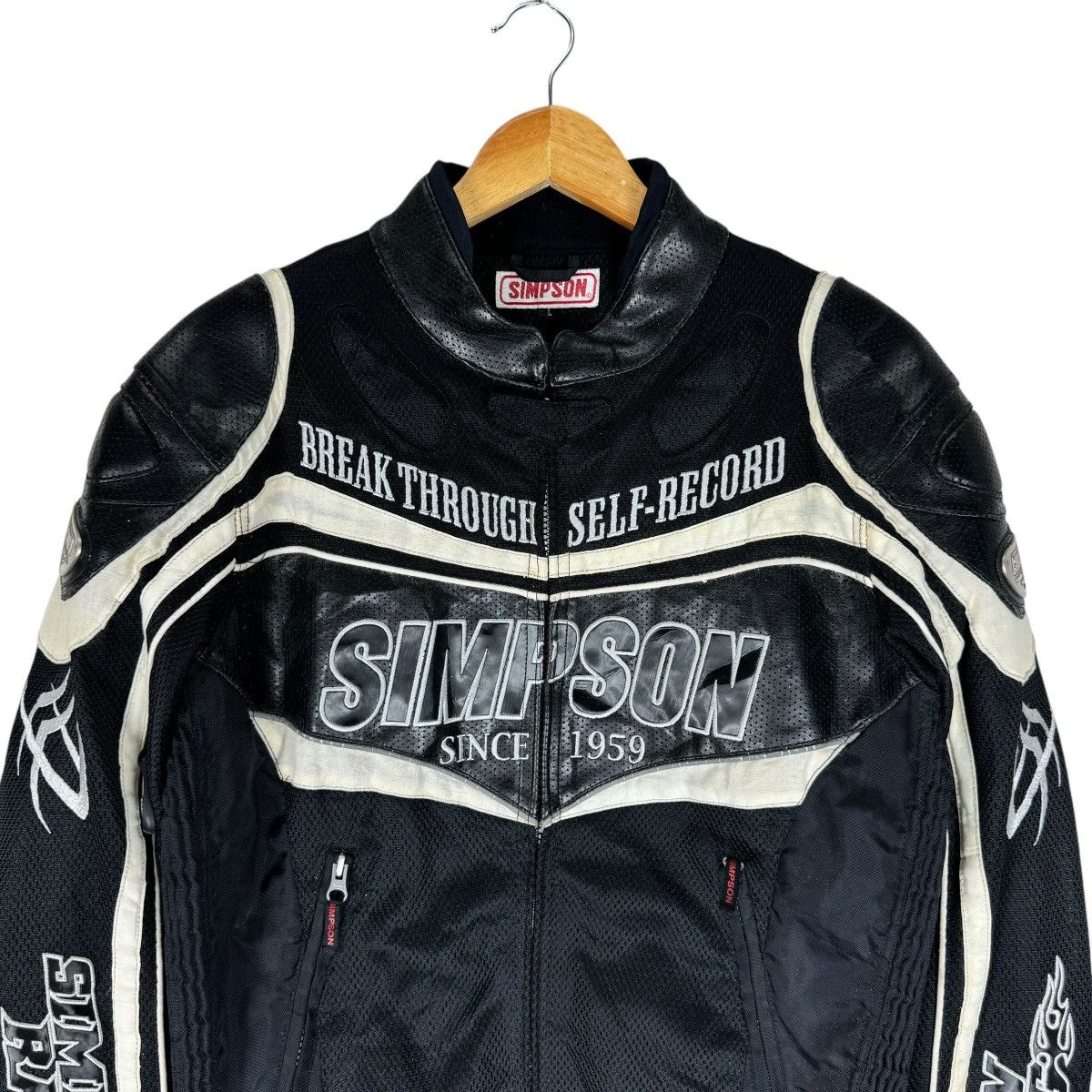 Sports Specialties 🌟SIMPSON RACING TEAM BIKERS JACKET Size US L / EU 52-54 / 3 - 2 Thumbnail