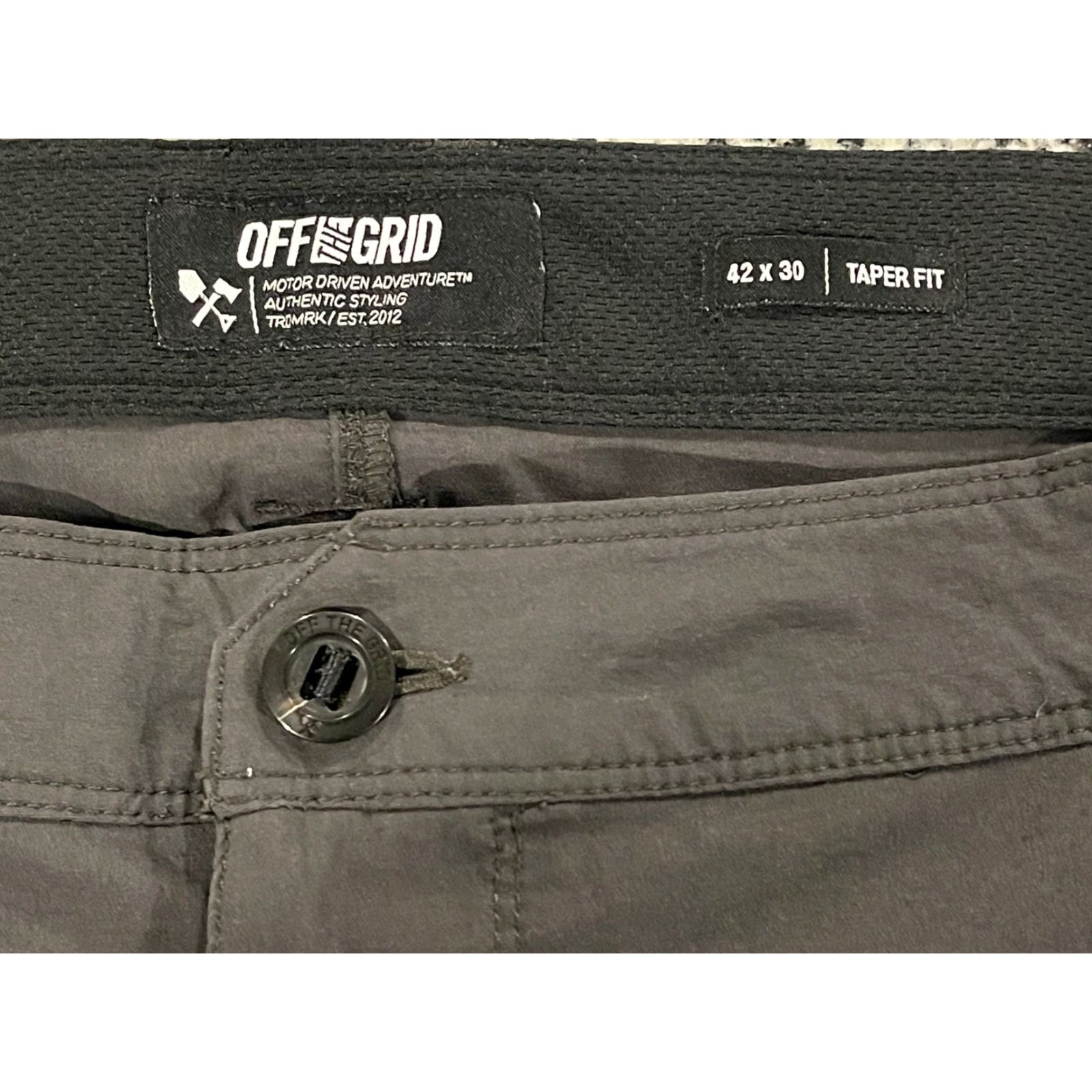 Vintage Off The Grid Trailblazer Pro Pant 2.0 Gray Taper Fit Men Size 42R - 3 Thumbnail