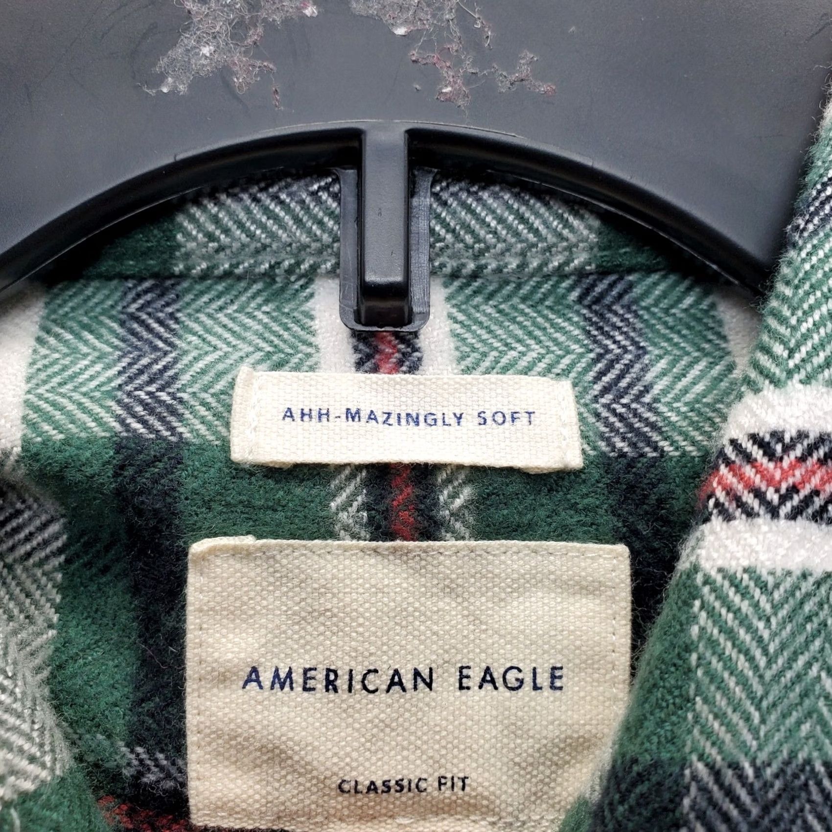 American Eagle Outfitters American Eagle Shirt Womens Size S Multicolor Plaid Button-Up Flannel Classic Fit Size S / US 4 / IT 40 - 5 Thumbnail