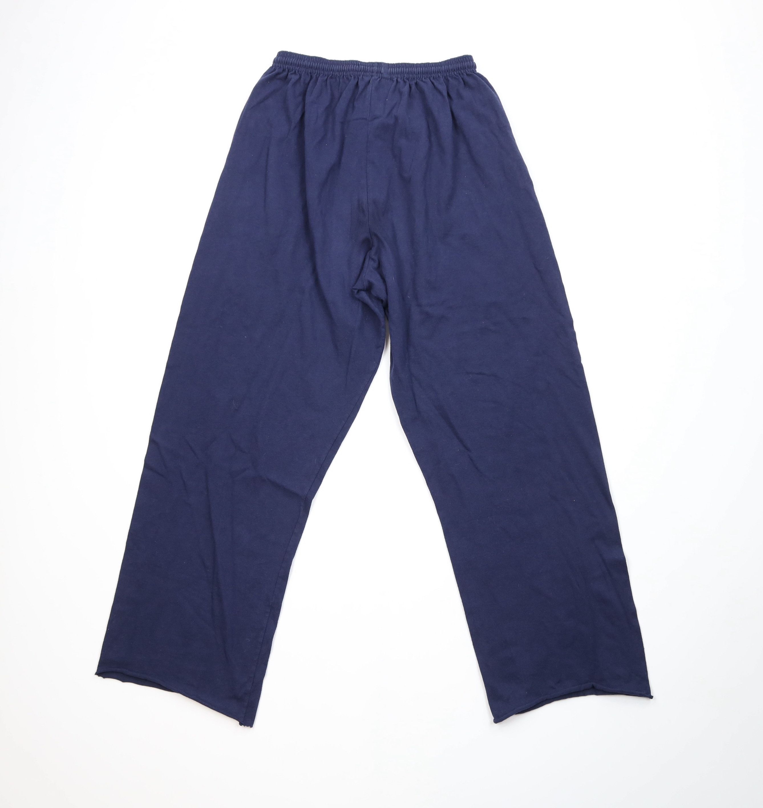 Russell Athletic Vintage 90s Y2K Russell Athletic Wide Leg Pants Blue Cotton Size US 36 / EU 52 - 9 Thumbnail