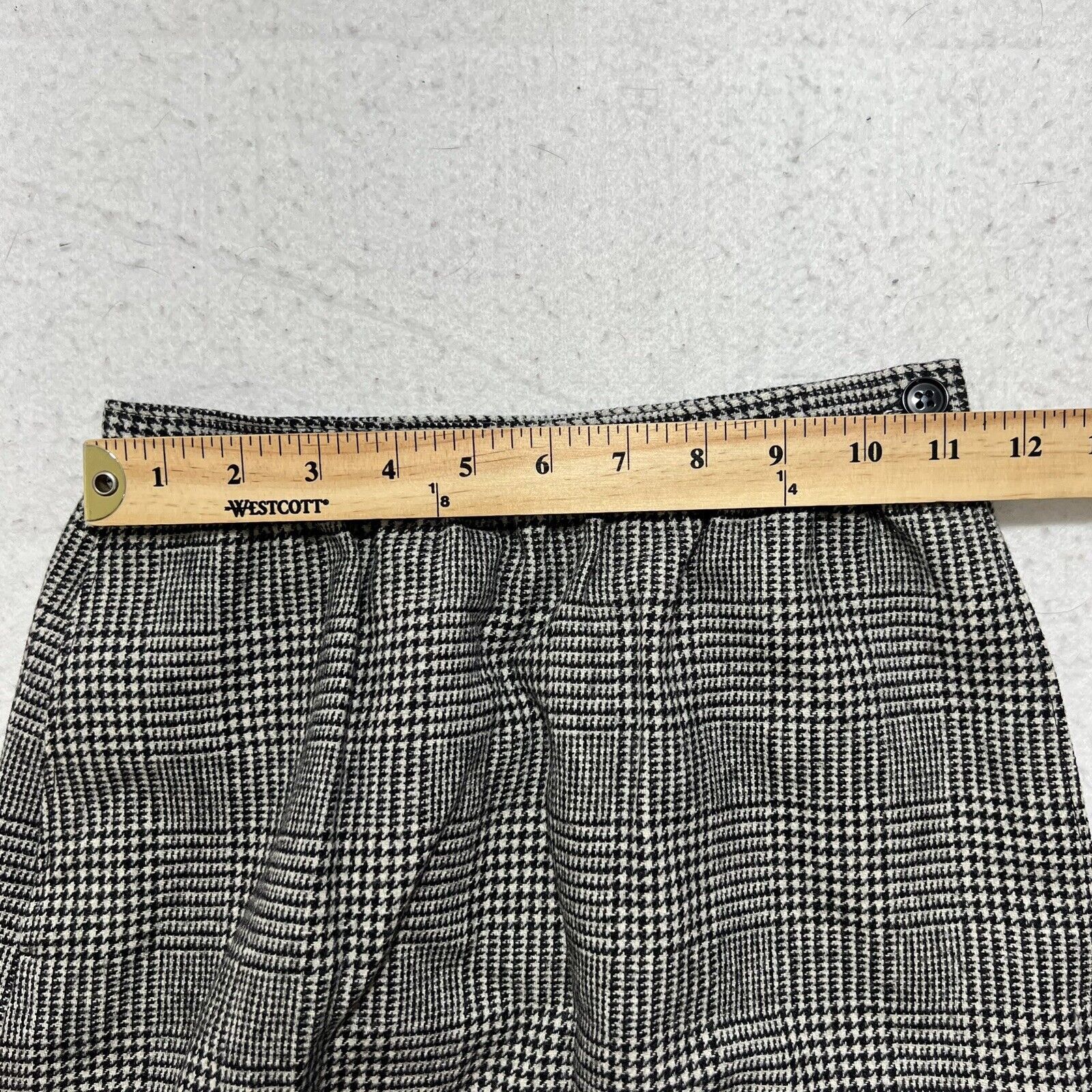 Pendleton Pendleton Woolen Mills Houndstooth Blazer A-Line Skirt Set Size M / US 6-8 / IT 42-44 - 19 Thumbnail
