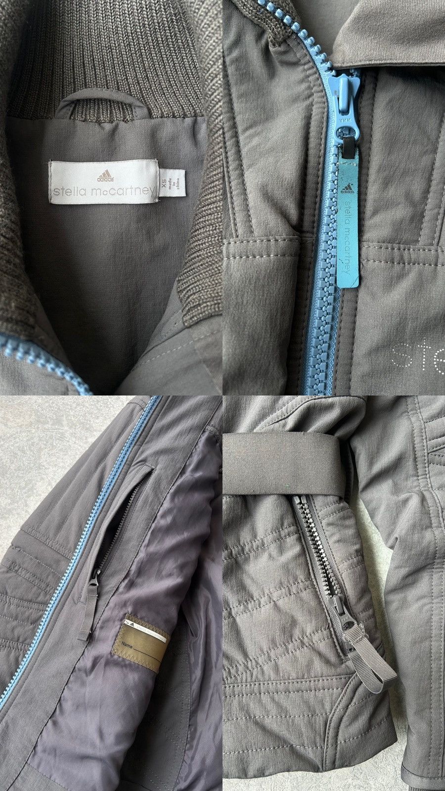 Adidas × Stella McCartney Y2K Adidas Stella McCartney Cropped Ski Puffer Jacket Size XS / US 0-2 / IT 36-38 - 14 Thumbnail