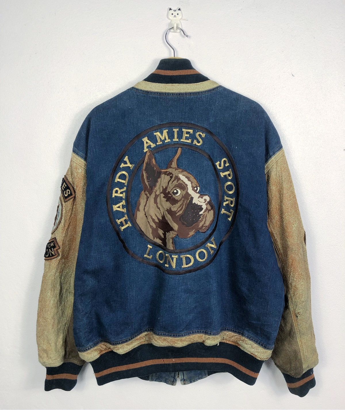 Hardy Amies × Vintage Rare Vintage Hardy Amies London Bombers Jacket Size US XL / EU 56 / 4 - 1 Thumbnail
