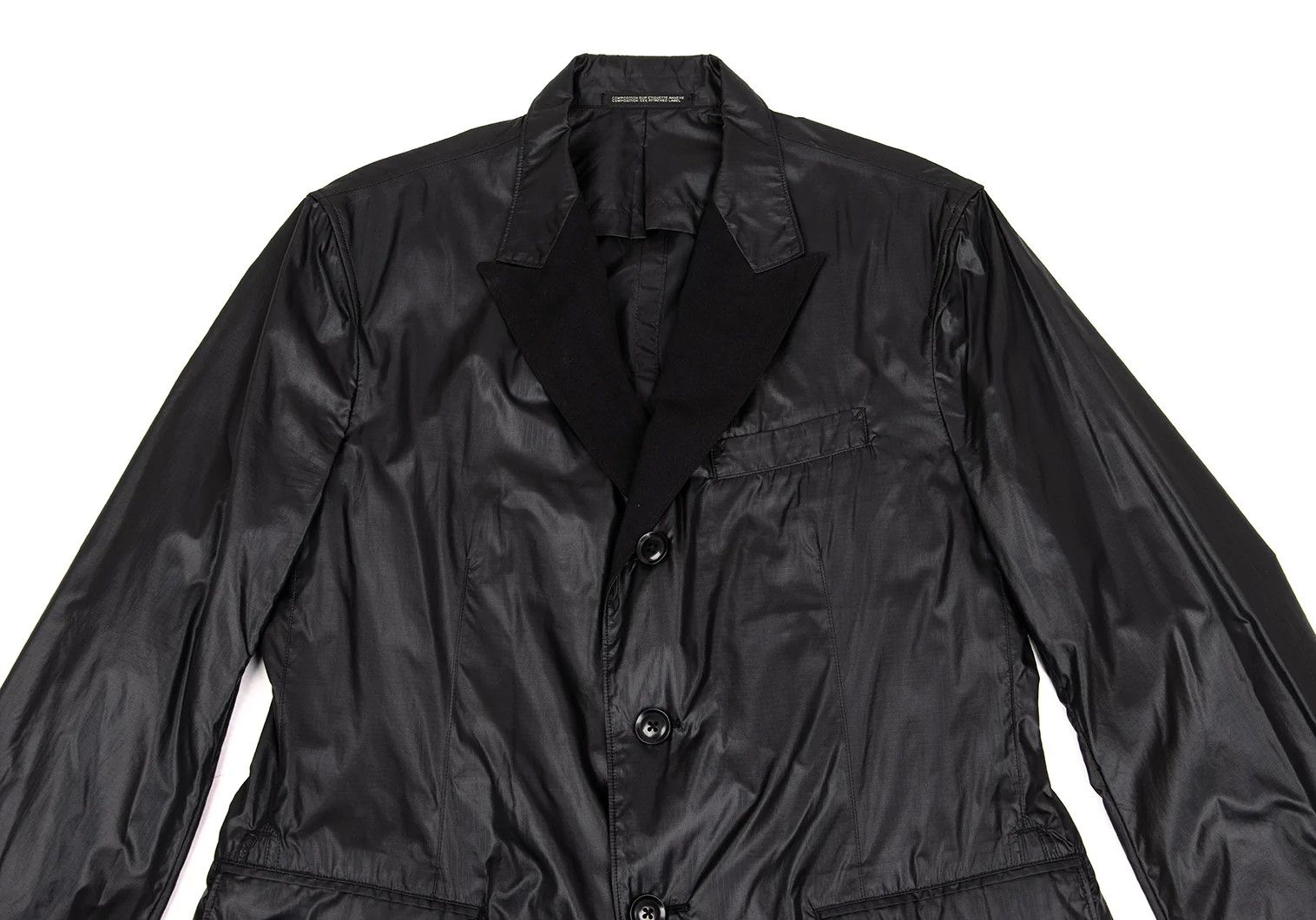 Yohji Yamamoto Yohji Yamamoto Ripstop Nylon Lapel Jacket Size US M / EU 48-50 / 2 - 2 Thumbnail