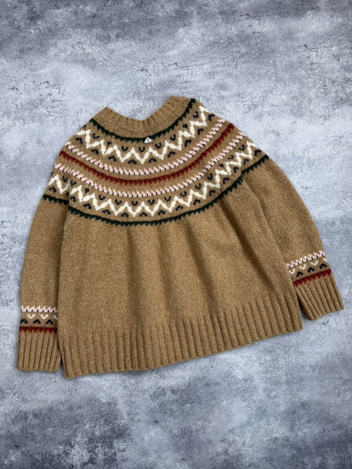 Barbour Barbour Wool Knit Sweater Fair Isle Nordic Women’s Size XL / US 12-14 / IT 48-50 - 16 Thumbnail