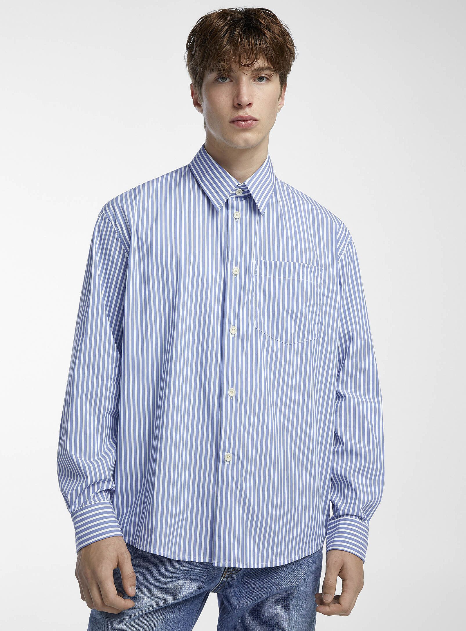 DRYKORN BNWT AW24 DRYKORN STRIPE SHIRT M Size US M / EU 48-50 / 2 - 1 Thumbnail