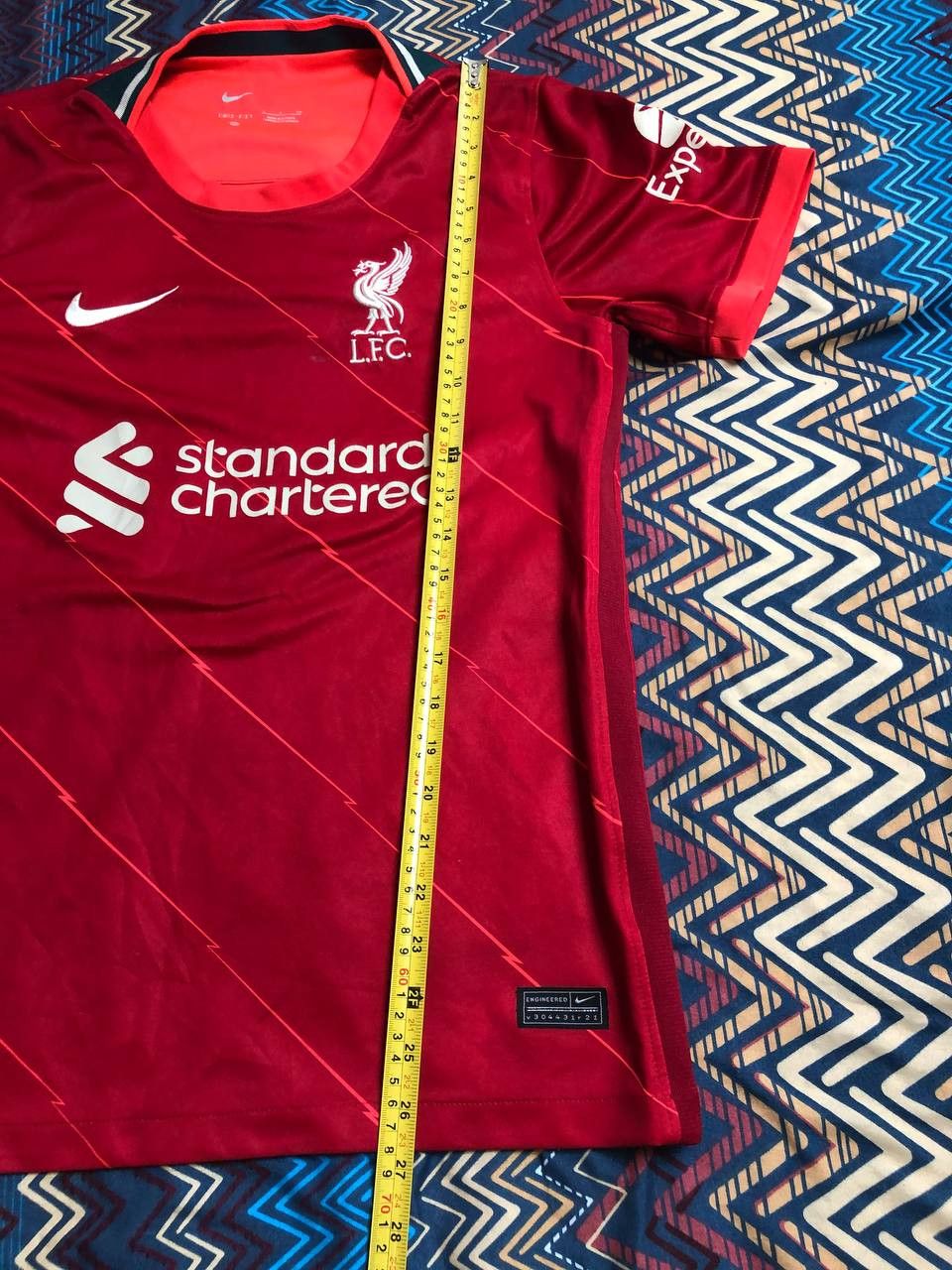 Nike T-Shirt Nike logo L.F.C. red Y2K Vintage Jerseys Size US S / EU 44-46 / 1 - 18 Thumbnail