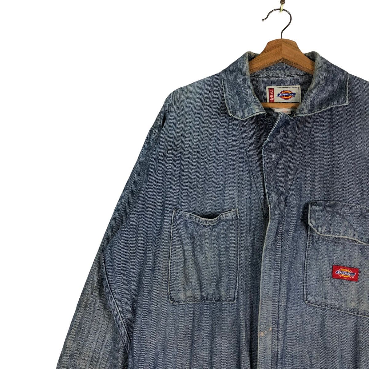 Japanese Brand 🔥VINTAGE A LEGEND IN WORK DICKIES HBT DESIGN WORK COVERALL Size US 40 / EU 56 - 7 Thumbnail