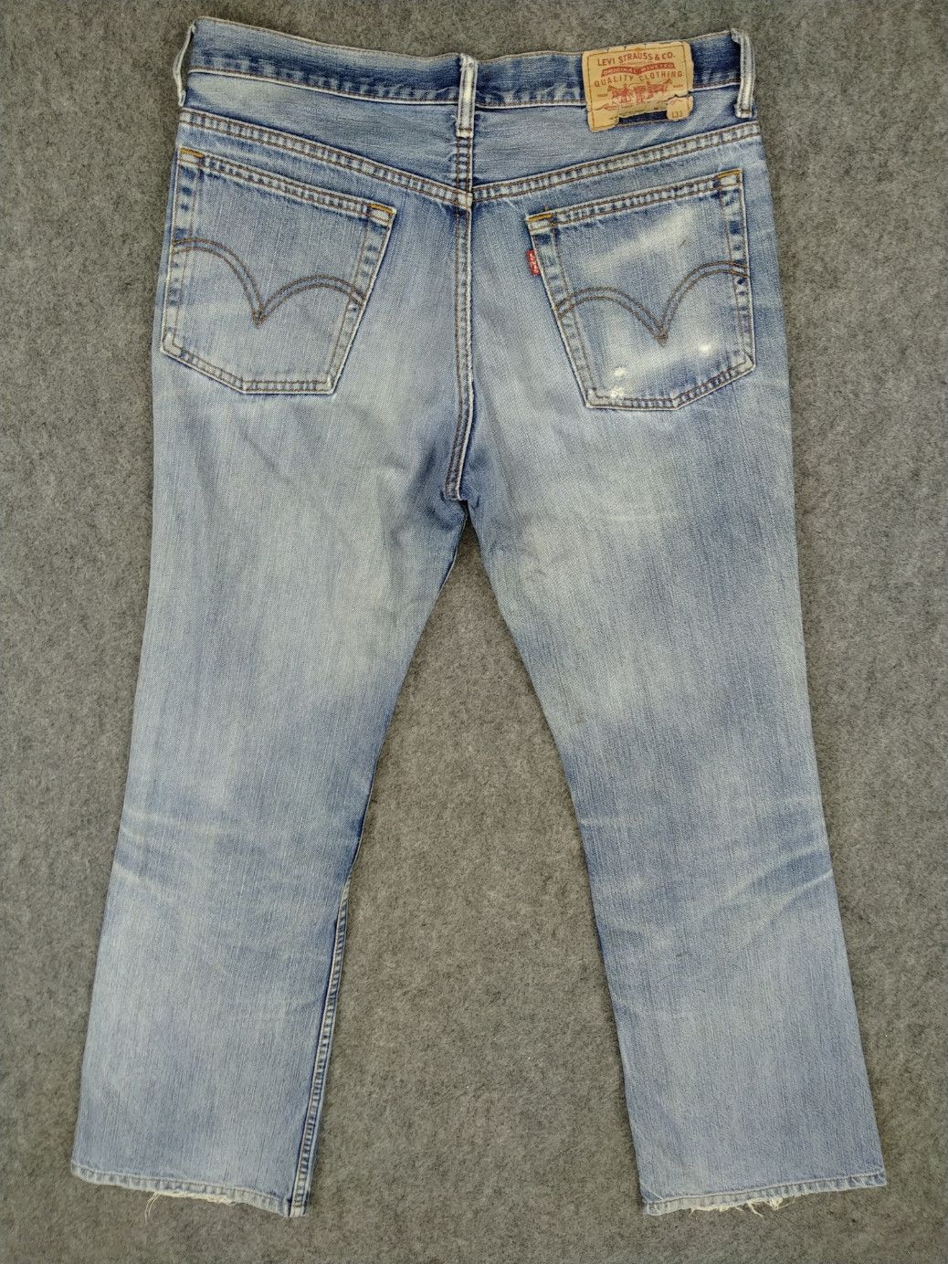 If Six Was Nine Faded Blue Vintage Levi's 517 Flare 34x30 Denim -JN865 Size US 34 / EU 50 - 2 Thumbnail
