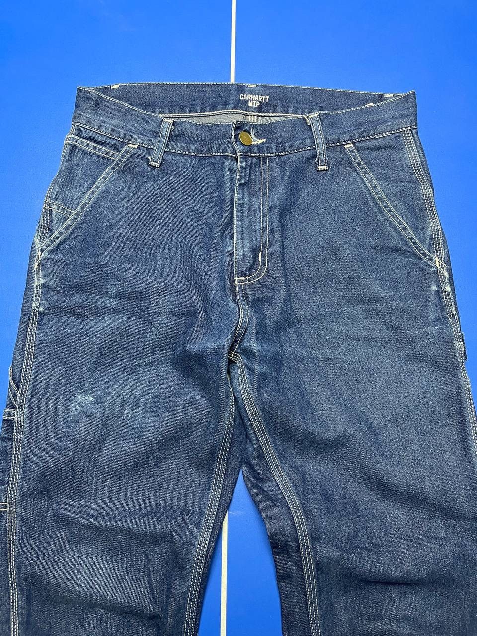 Carhartt Carhartt WIP Single Knee Pant Blue Denim Carpenter Size S Size US 30 / EU 46 - 3 Thumbnail