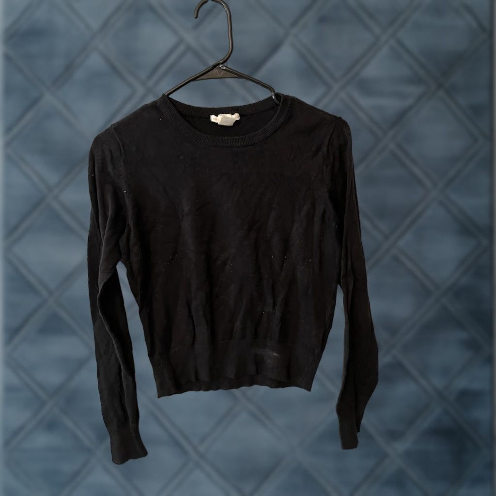 H&M H&M Womens Pullover Sweater Black Long Sleeve Crew Neck XS Acrylic Blend Shirt Womens XS Black Sweater 90s? Size XS / US 0-2 / IT 36-38 - 1 Thumbnail