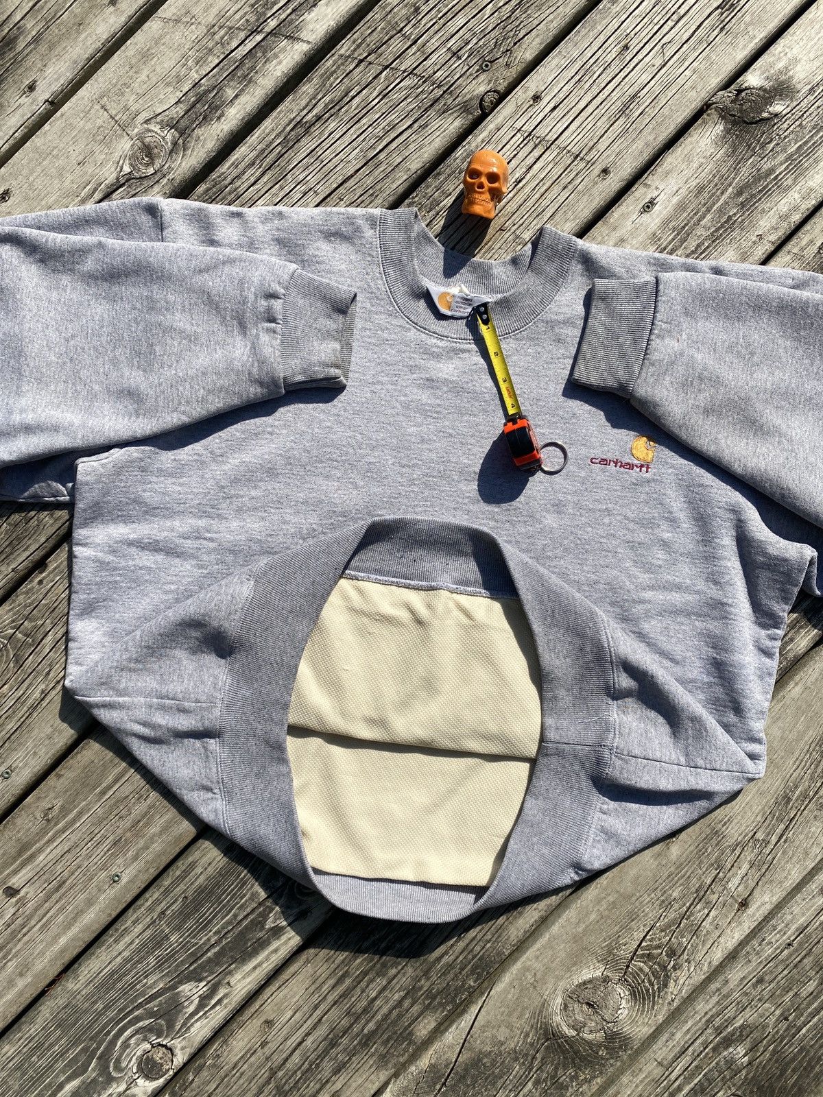 Carhartt × Vintage 90s Carhartt heavy sweatshirt sz XL Size US XL / EU 56 / 4 - 4 Thumbnail
