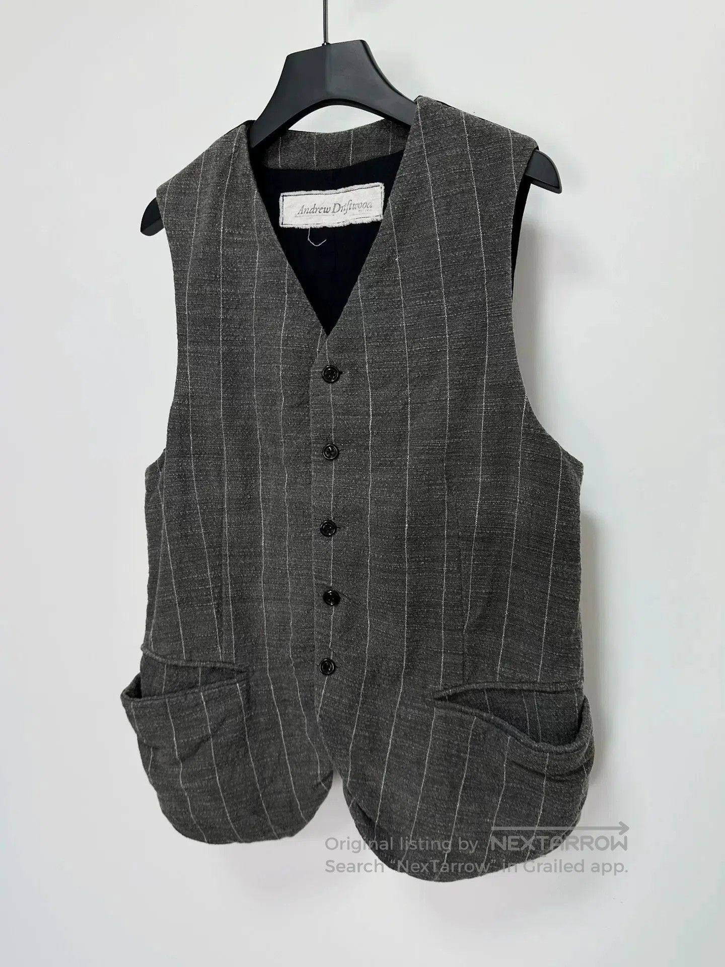 DRIFTER andrew driftwood silk wool vest. Size US M / EU 48-50 / 2 - 4 Thumbnail