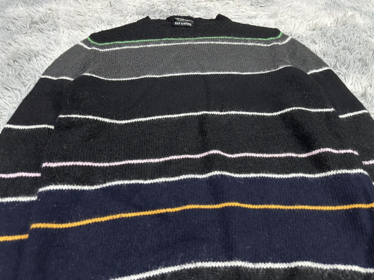 Raf Simons 🔥Raf Simons 10 Corso Como Striped Mohair Wool Sweater Size US M / EU 48-50 / 2 - 2 Thumbnail