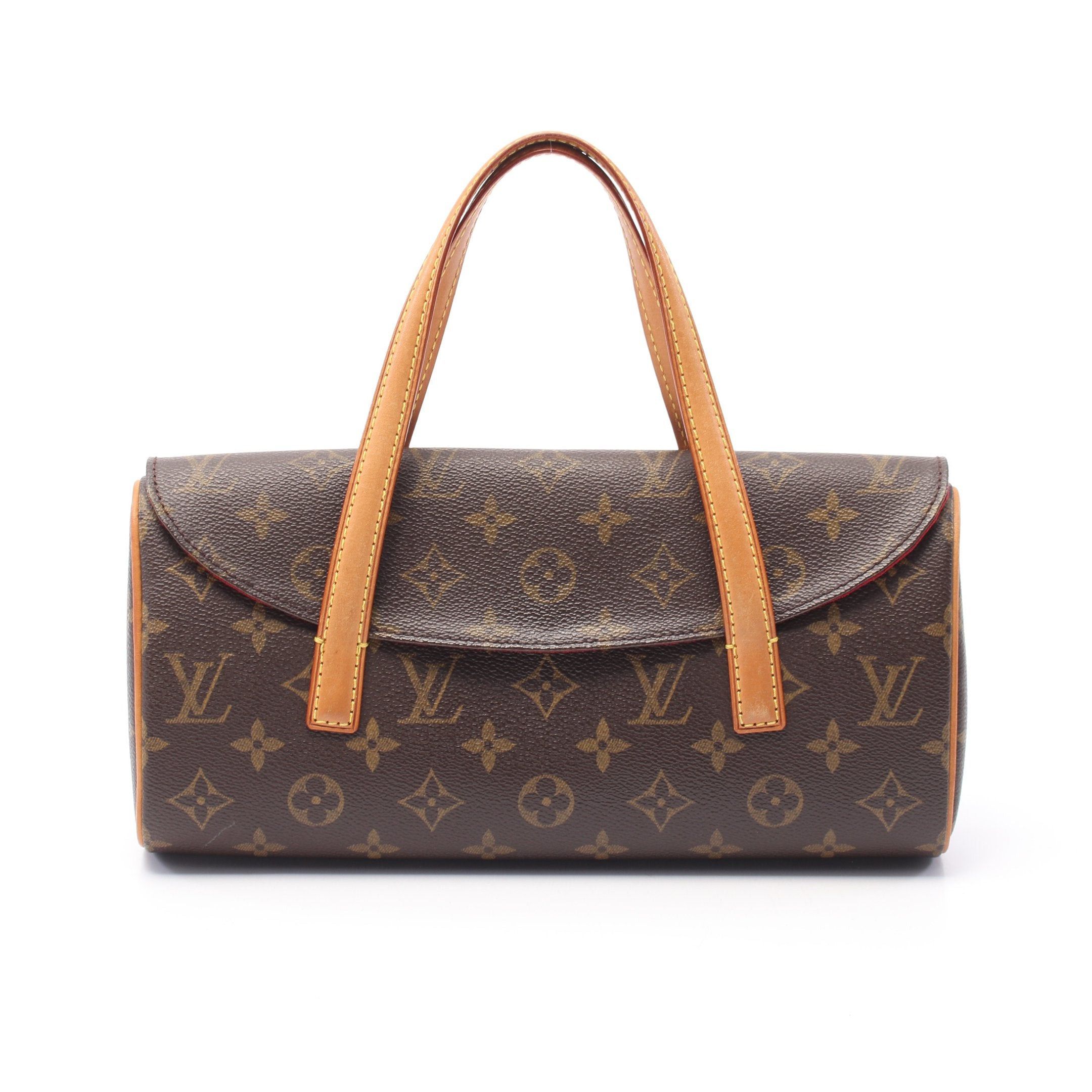 Louis Vuitton Louis Vuitton Sonatine Monogram Handbag Leather Brown Size ONE SIZE - 1 Thumbnail