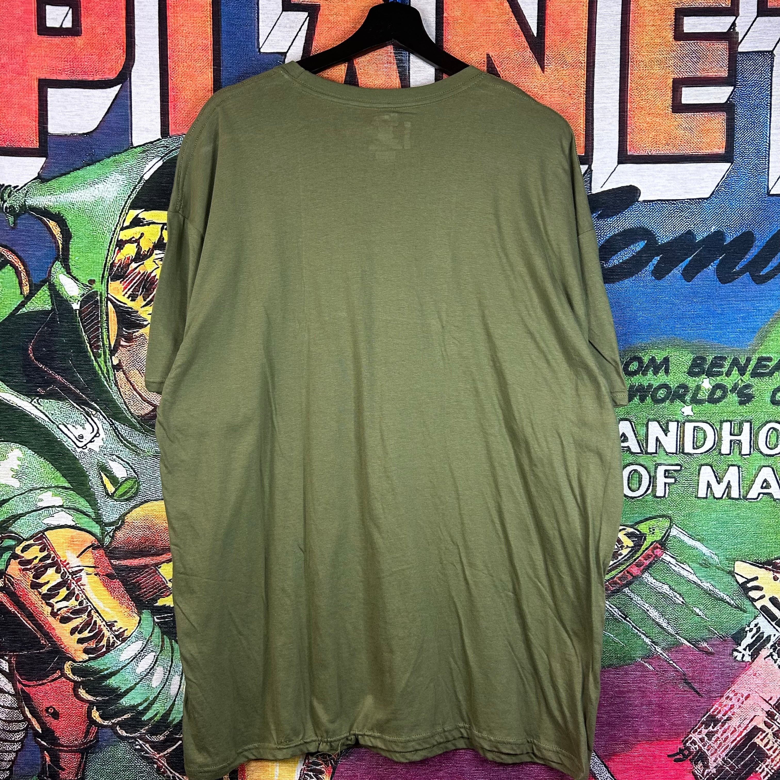 Supreme Supreme Hanes Olive Green Blank Tee Size XL Size US XL / EU 56 / 4 - 2 Thumbnail