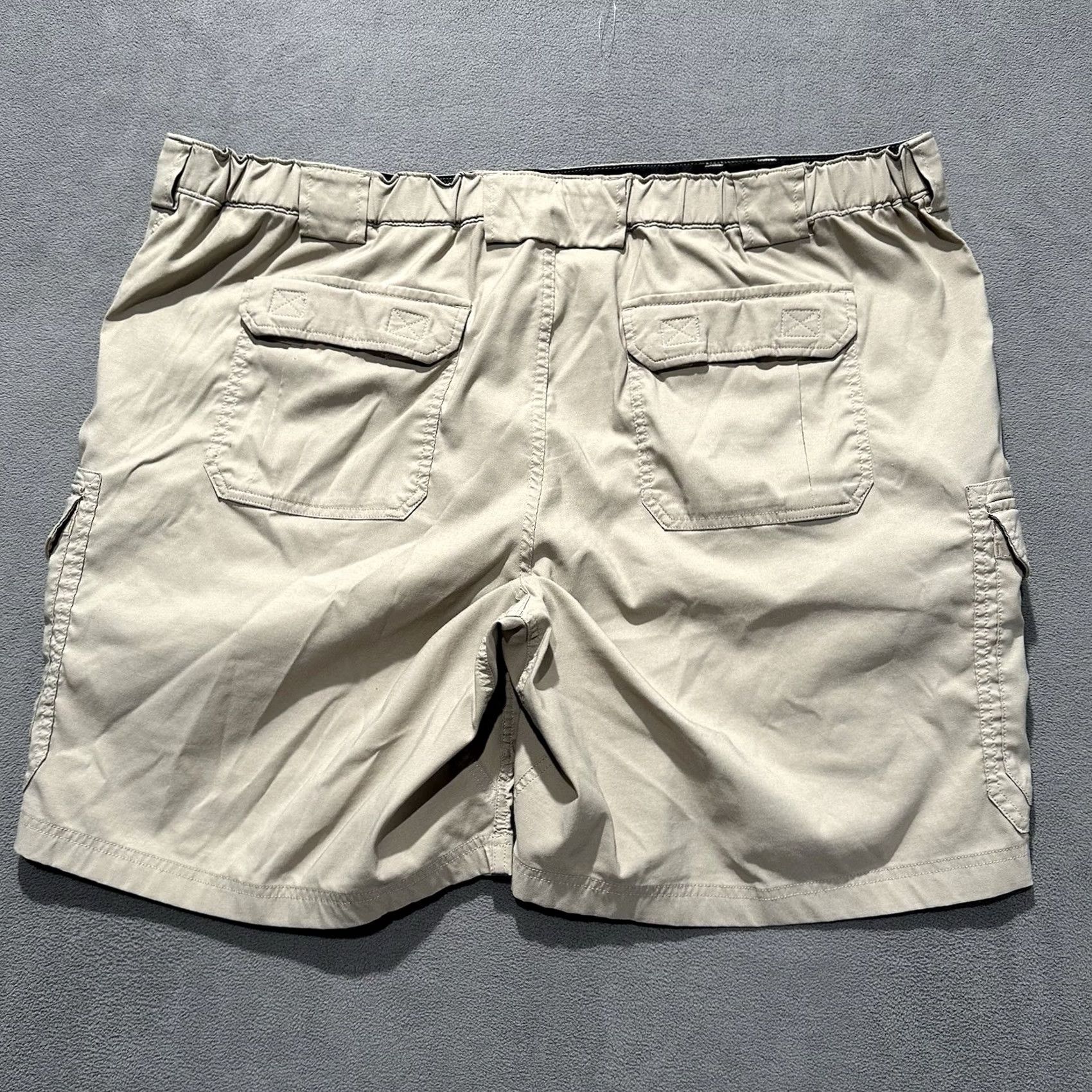 Vintage Duluth Trading Mens 3XL Beige Performance Shorts Dry on the Fly 9" Nylon Size US 36 / EU 52 - 2 Thumbnail
