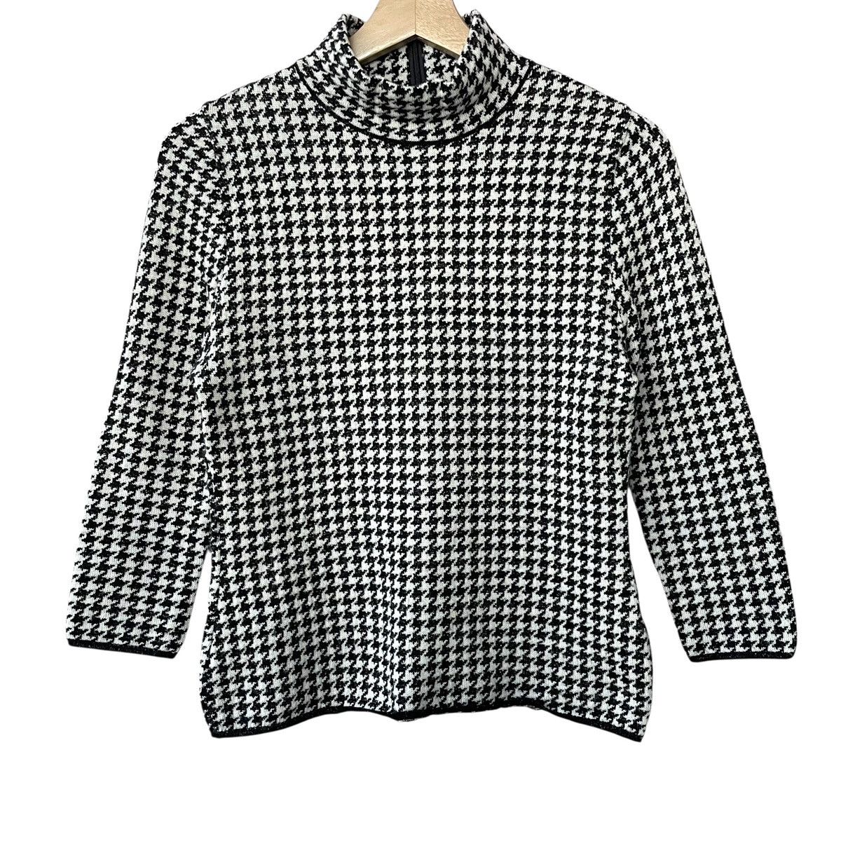 Barneys New York Barneys New York Vintage Wool Houndstooth Top Size M / US 6-8 / IT 42-44 - 1 Thumbnail