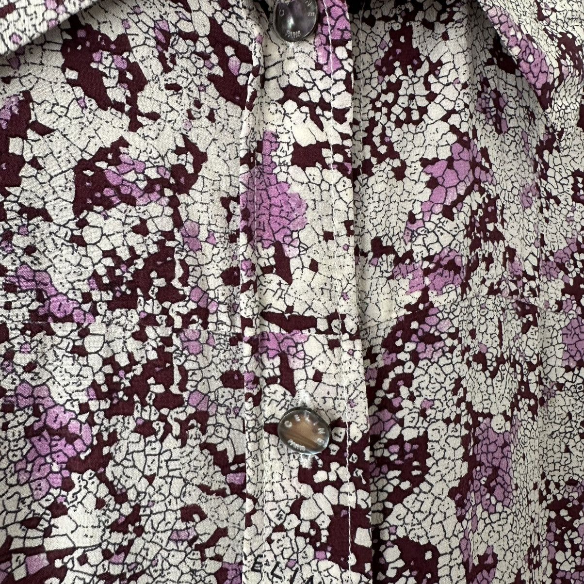 Celine Celine Sakura Snake Print Silk Button Dress Size L / US 10 / IT 46 - 7 Thumbnail