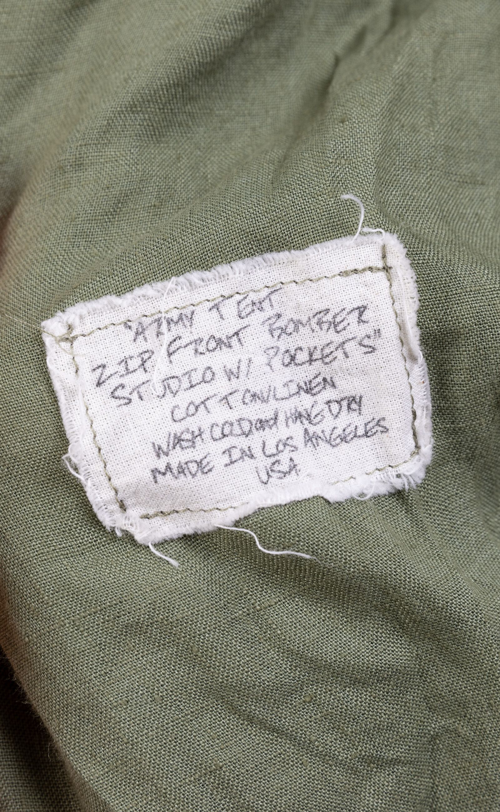 Greg Lauren Army tent zip front bomber studio with pockets Size US S / EU 44-46 / 1 - 10 Thumbnail