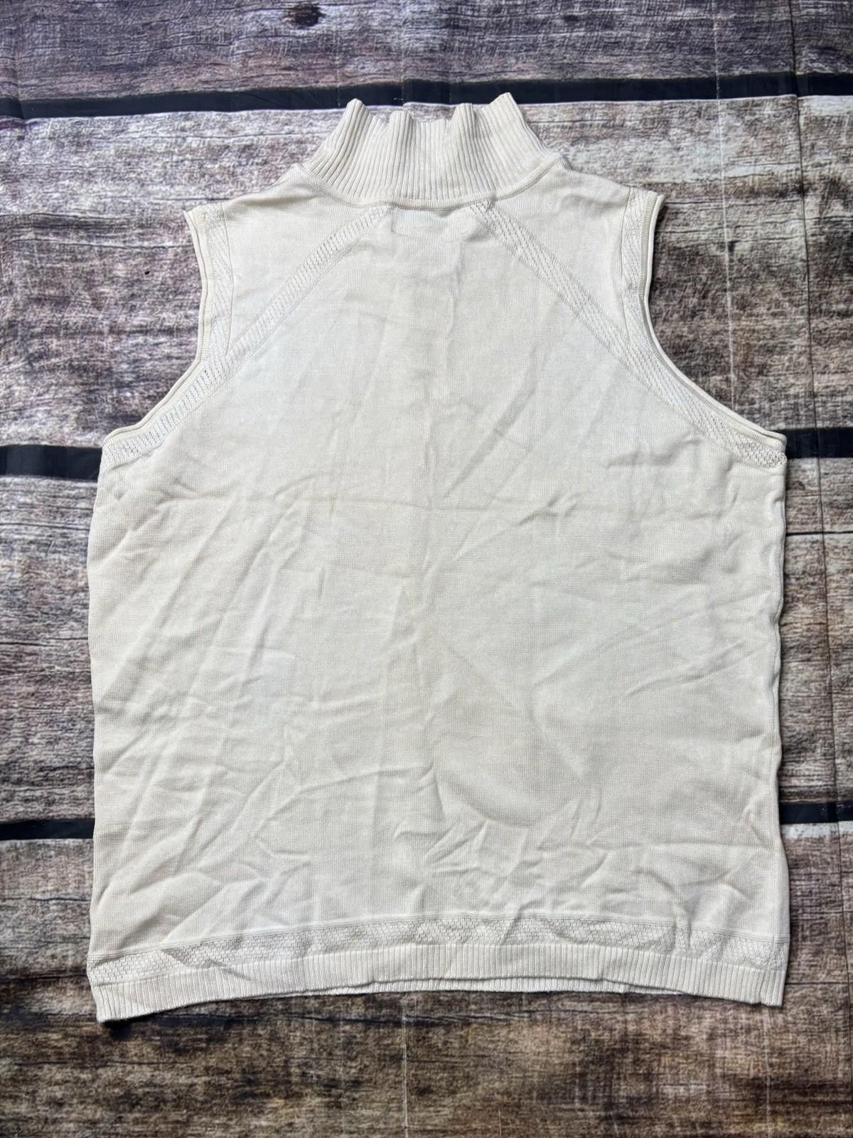 Neiman Marcus VTG Neiman Marcus Silk Top Womens S Tank Sleeveless Mock Size S / US 4 / IT 40 - 3 Thumbnail