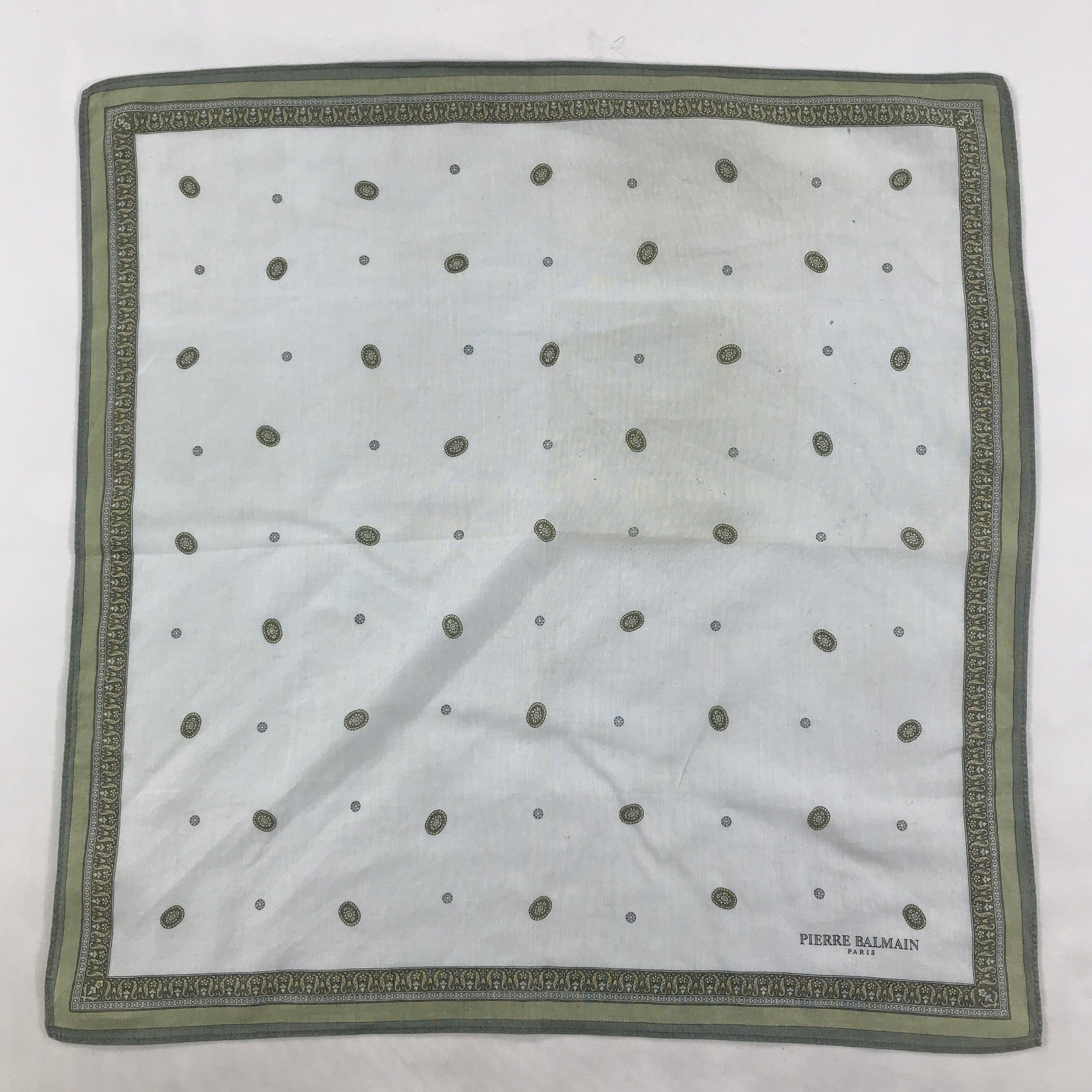 Pierre Balmain × Vintage Pierre Balmain Bandana / Handkerchief / Neckerchief - S1673 Size ONE SIZE - 1 Thumbnail
