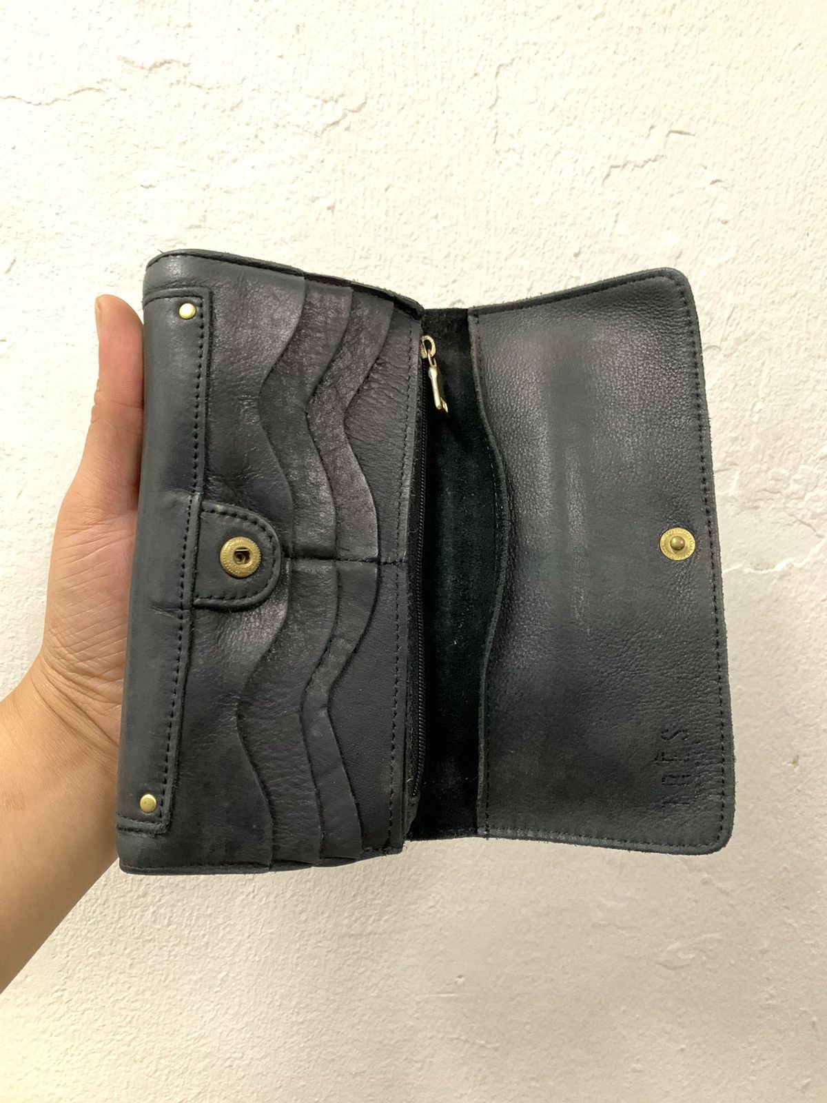 Leather Leather Wallet Size ONE SIZE - 4 Thumbnail