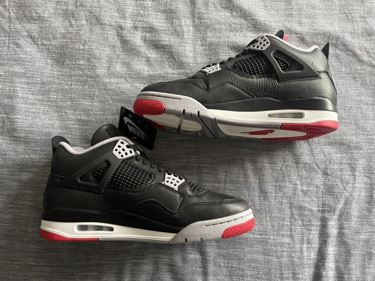 Jordan Brand Jordan 4 Retro “Bred Reimagined” Size US 10.5 / EU 43-44 - 1 Thumbnail