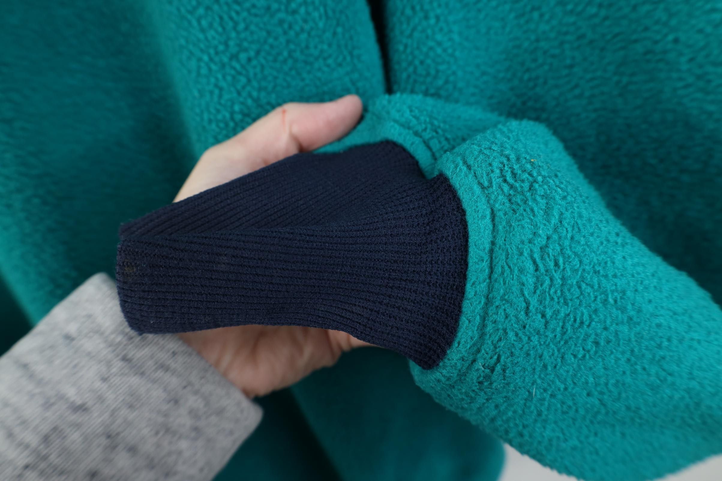 Lands' End Vintage 90s Lands End Ringer Fleece Sweatshirt Teal USA Size US M / EU 48-50 / 2 - 9 Thumbnail