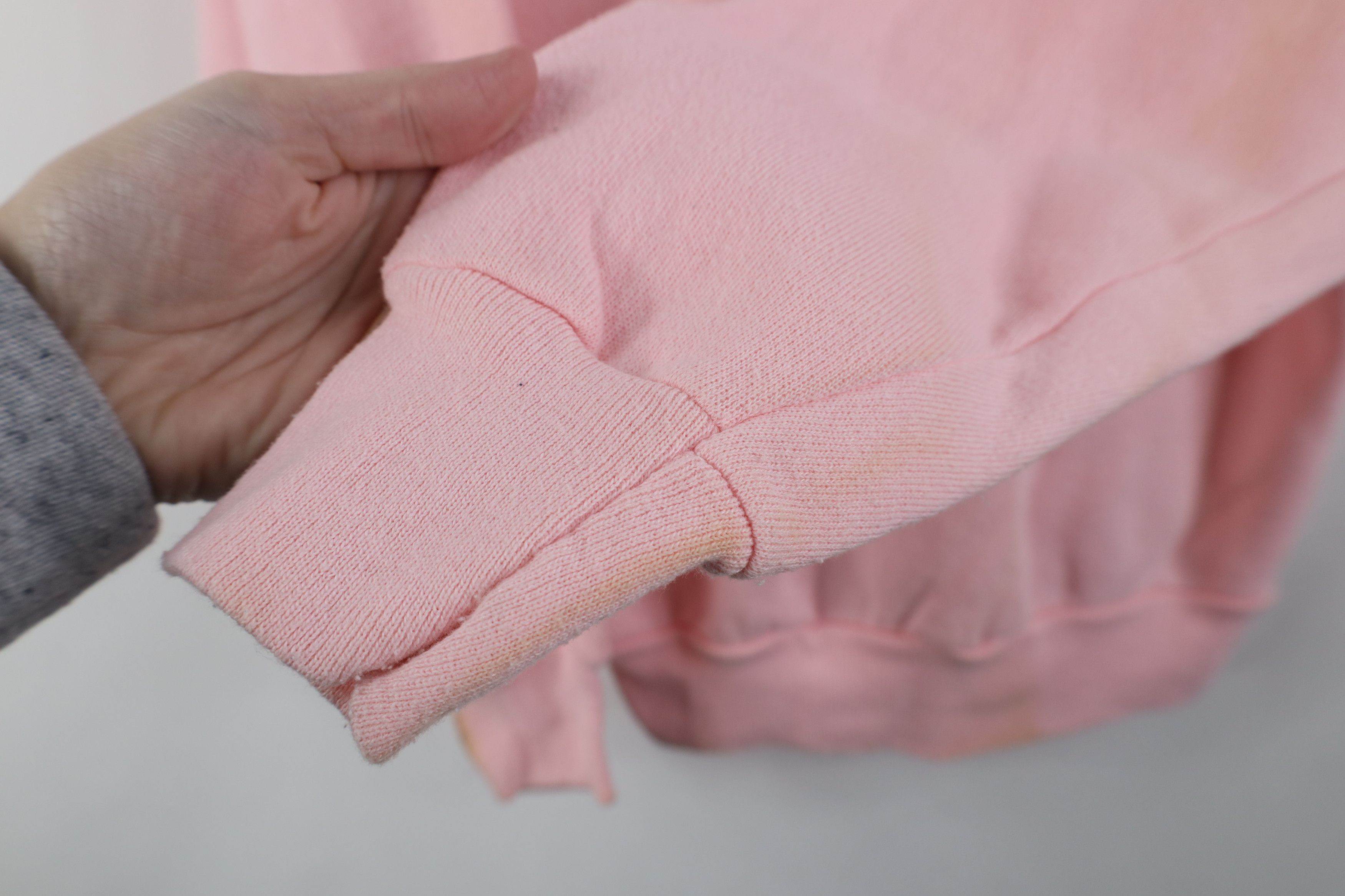 Vintage Vintage 80s 90s Streetwear Blank Crewneck Sweatshirt Pink Size S / US 4 / IT 40 - 7 Thumbnail