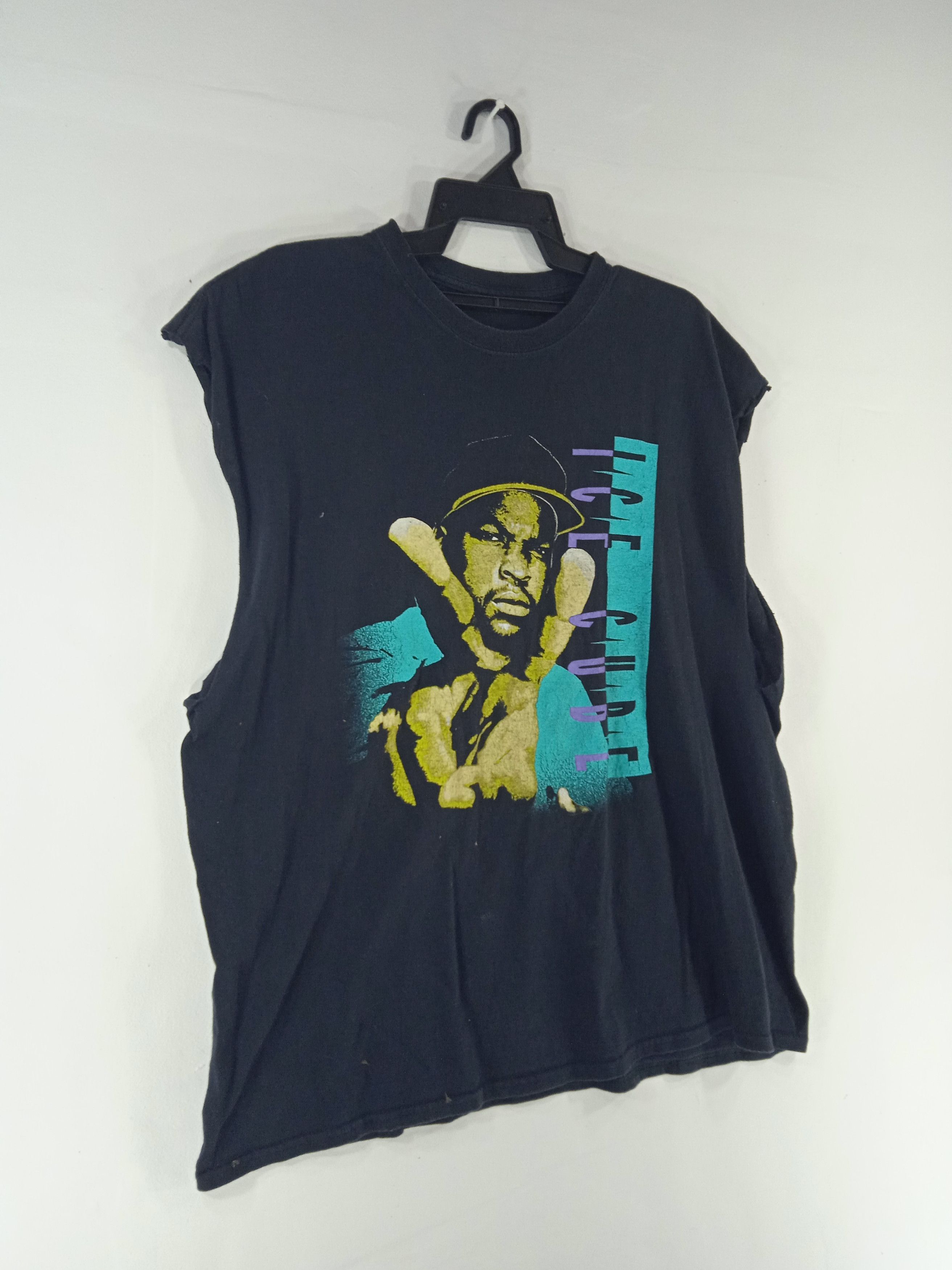 Band Tees × Rap Tees × Vintage Vintage Rap Tees Ice Cube Distressed Custom Y2k Size US XXL / EU 58 / 5 - 3 Thumbnail