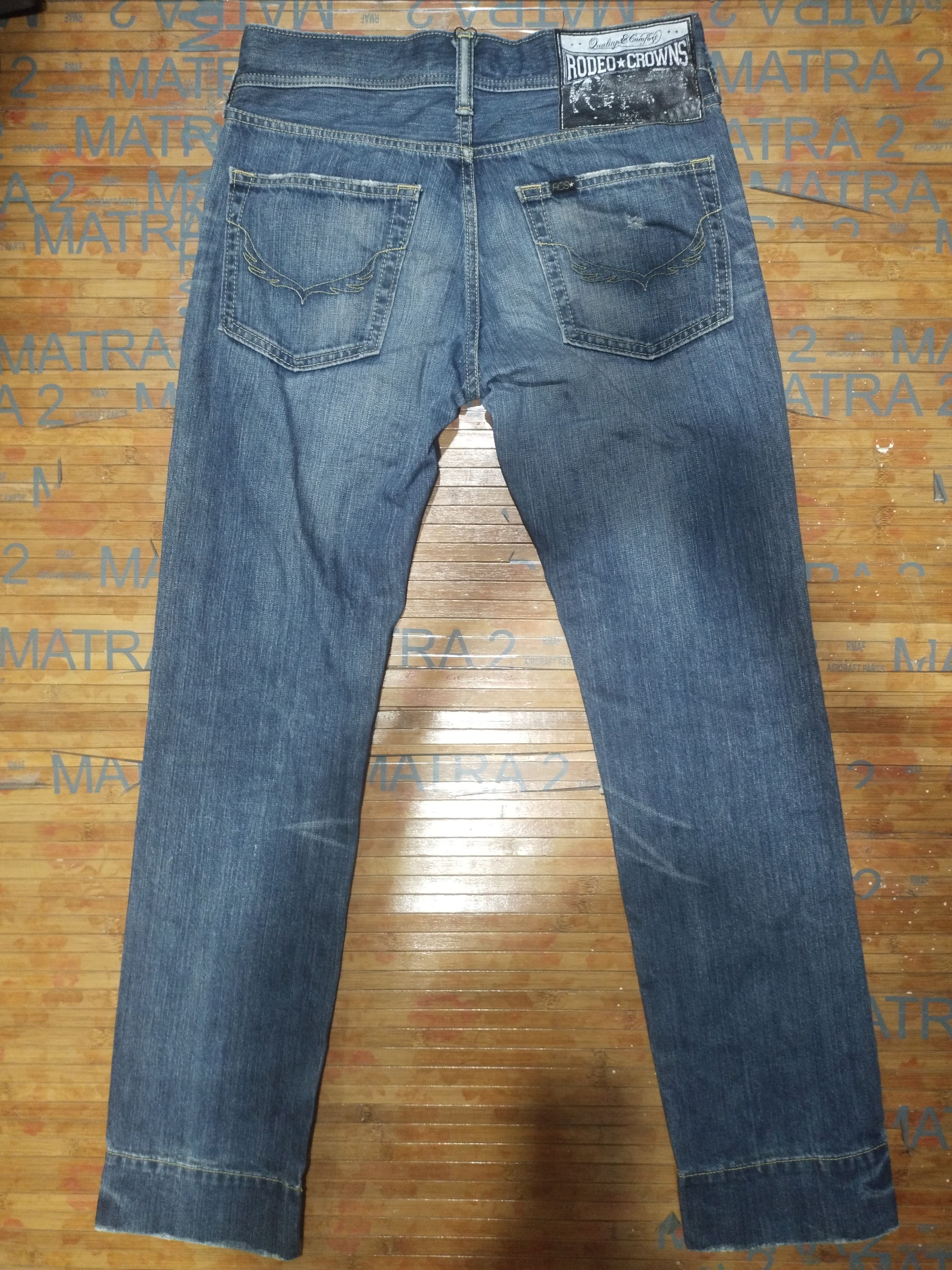 Japanese Brand × Vintage Vintage Women Jeans Rodeo*️⃣Crowns Sz 27" Size 27" / US 4 / IT 40 - 2 Thumbnail