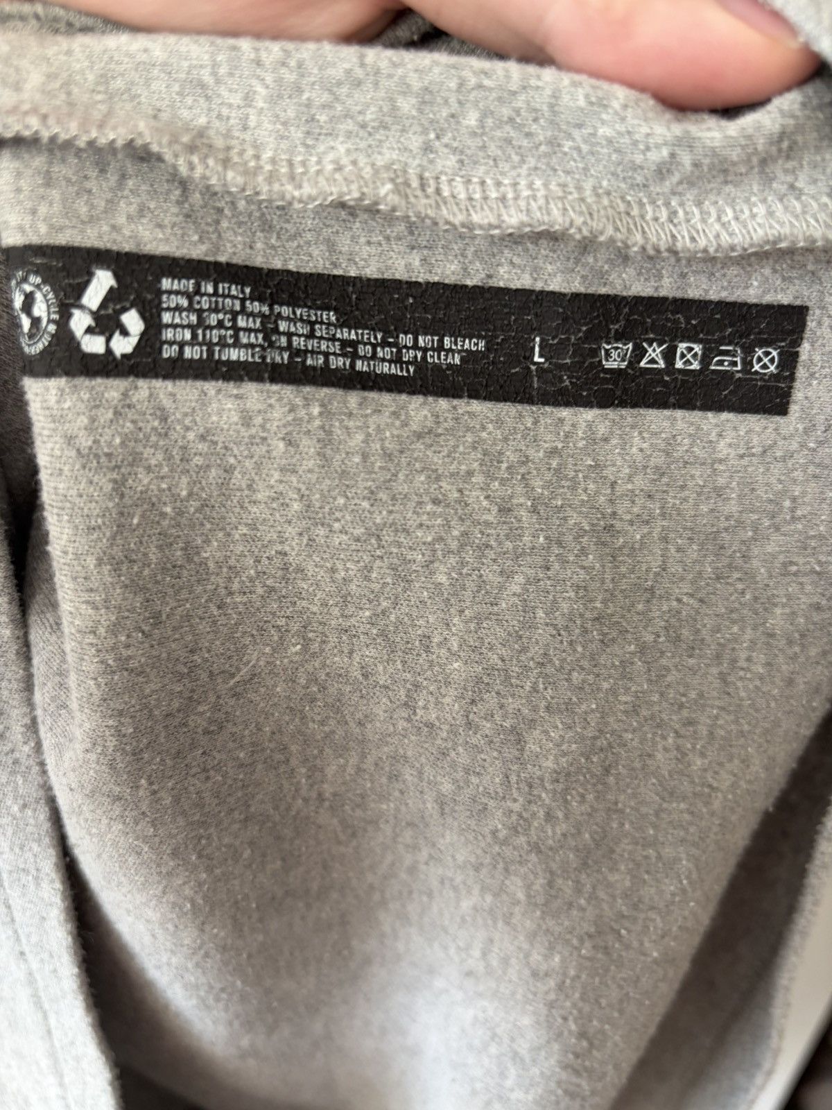 1017 ALYX 9SM 1017 ALYX 9SM Grey Barbed Wire Hoodie Size US L / EU 52-54 / 3 - 3 Thumbnail