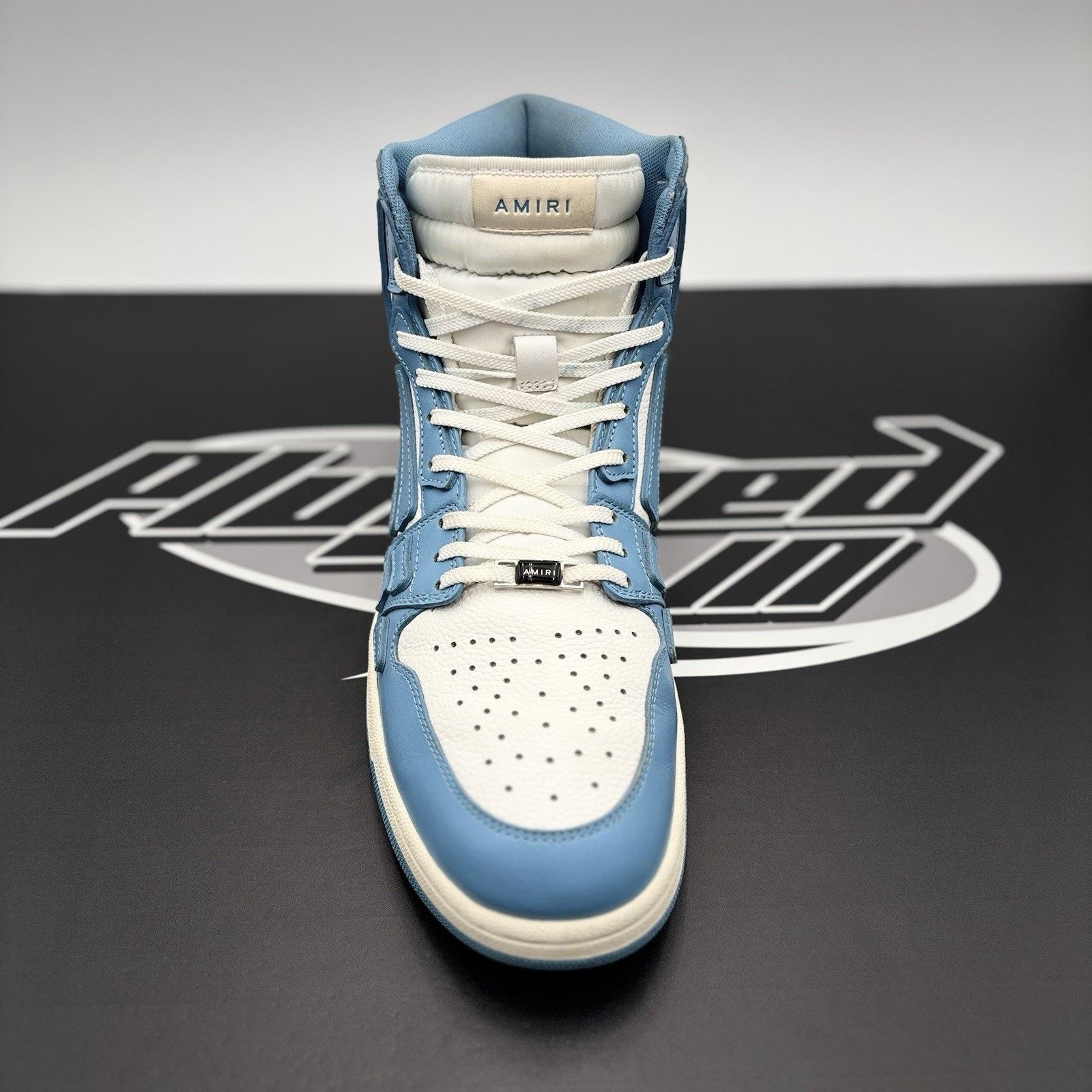 Amiri Amiri Skel High Top ' Powder Blue White ' | GOOD CONDITION! Size US 13 / EU 46 - 5 Thumbnail