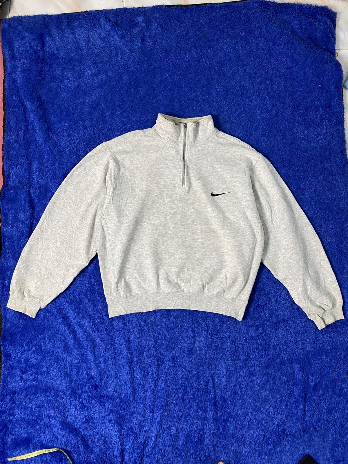 Nike × Vintage Vintage halfzip nike sweater Size US L / EU 52-54 / 3 - 1 Thumbnail