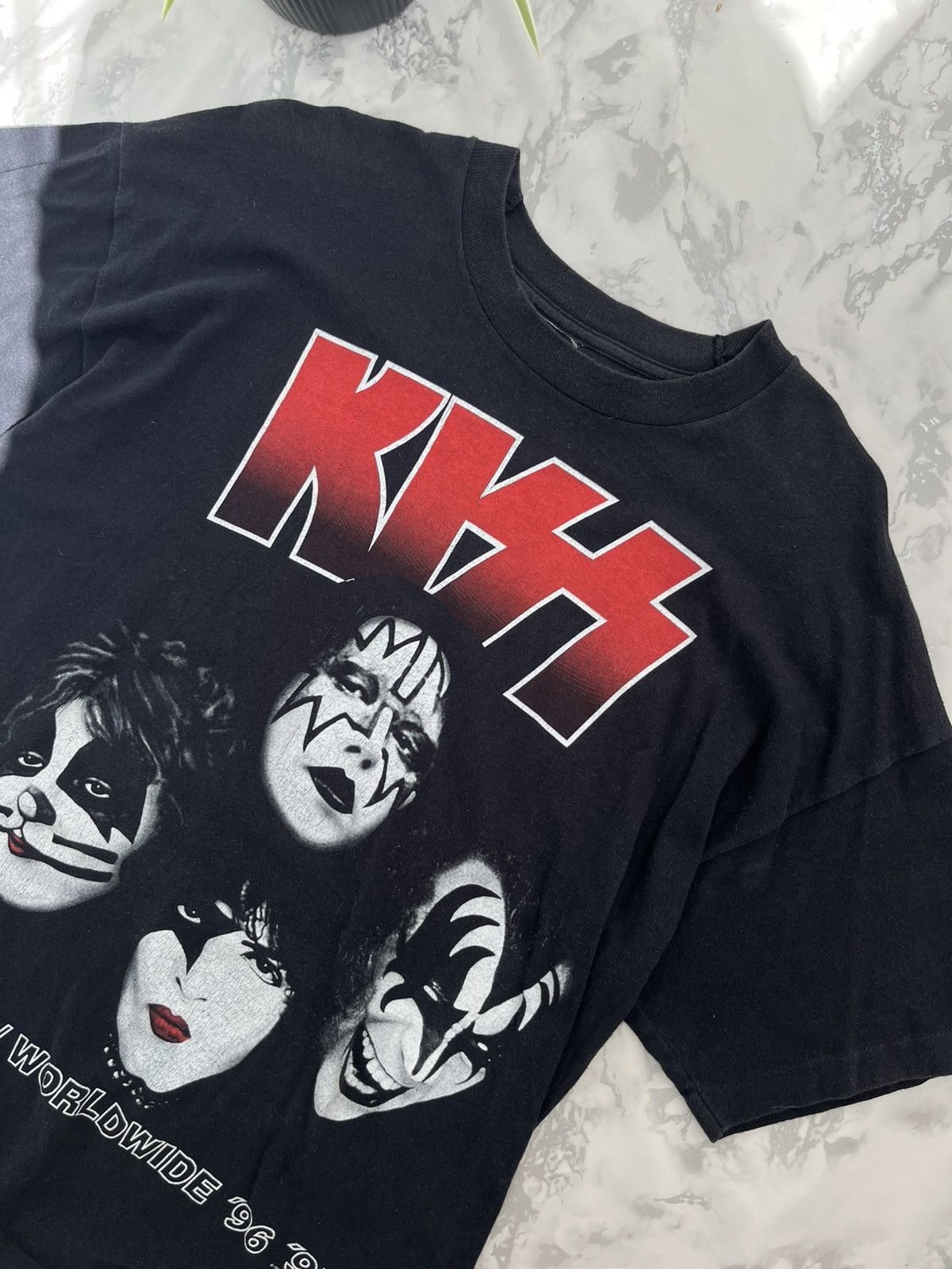 Band Tees × KISS × Vintage Deadstock Kiss Alive Worldwide 96 97 Size US L / EU 52-54 / 3 - 2 Thumbnail