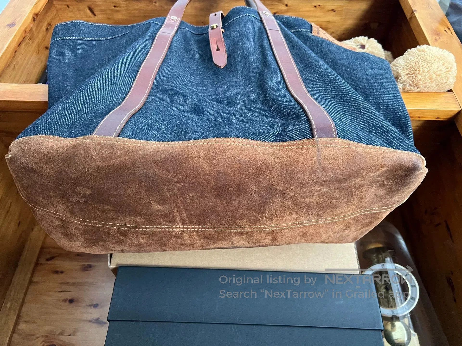 RRL Ralph Lauren RRL Double RL Denim Tote Bag. Size ONE SIZE - 8 Thumbnail