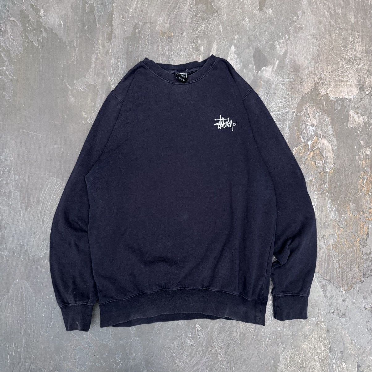 Stussy 2000s Stussy Vintage Boxy Spell Out Logo Crewneck Sweatshirt Size US L / EU 52-54 / 3 - 4 Thumbnail