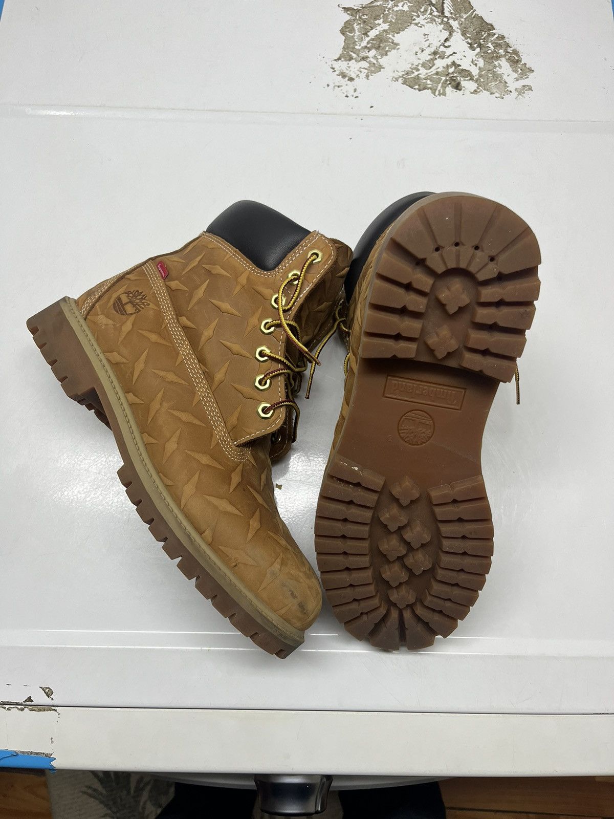 Supreme × Timberland Supreme X Timberland Diamond Plate 6” Boot