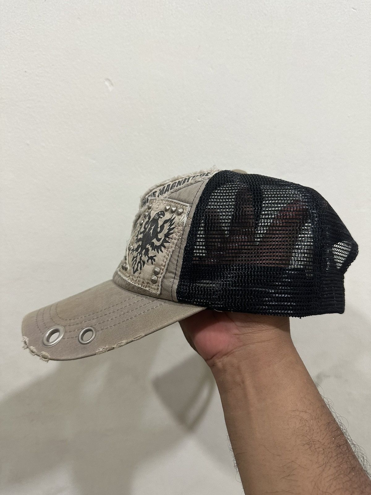 Japanese Brand VTG Distress Punk Rock Style Trucked Hat Size ONE SIZE - 3 Thumbnail